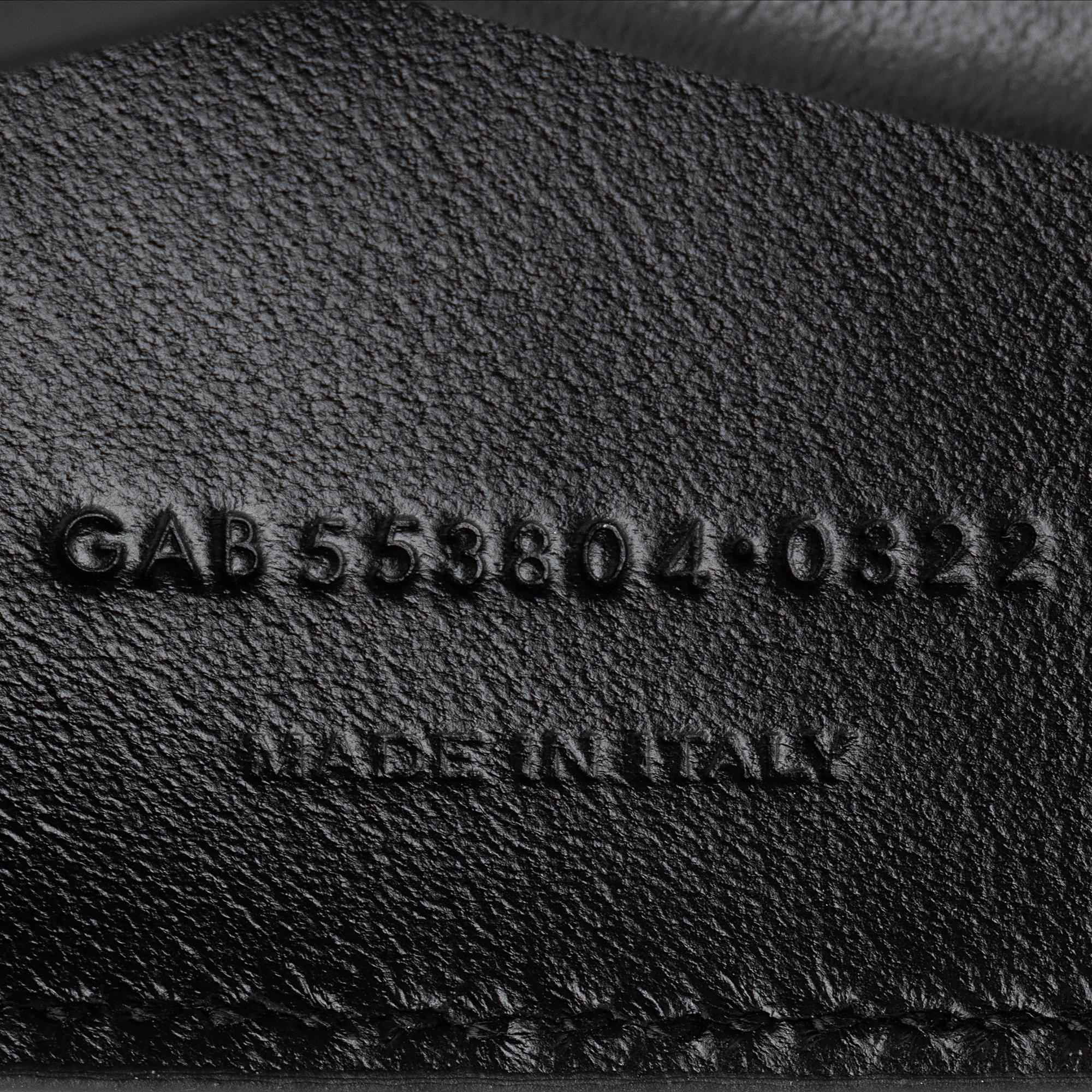 Saint Laurent Calfskin Suede Monogram Kate Reversible Chain Medium Shoulder Bag (SHF-22497)