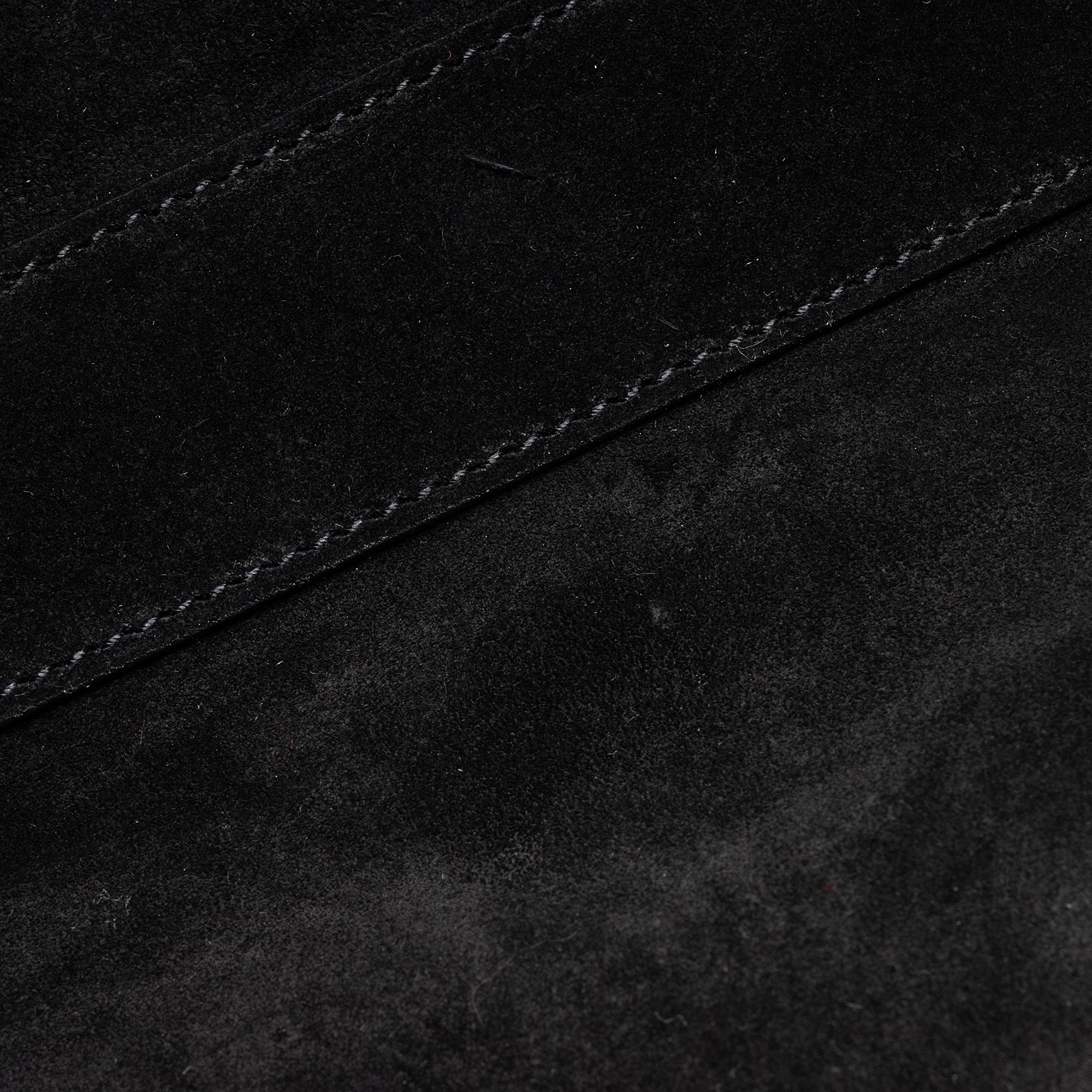 Saint Laurent Calfskin Suede Monogram Kate Reversible Chain Medium Shoulder Bag (SHF-22497)