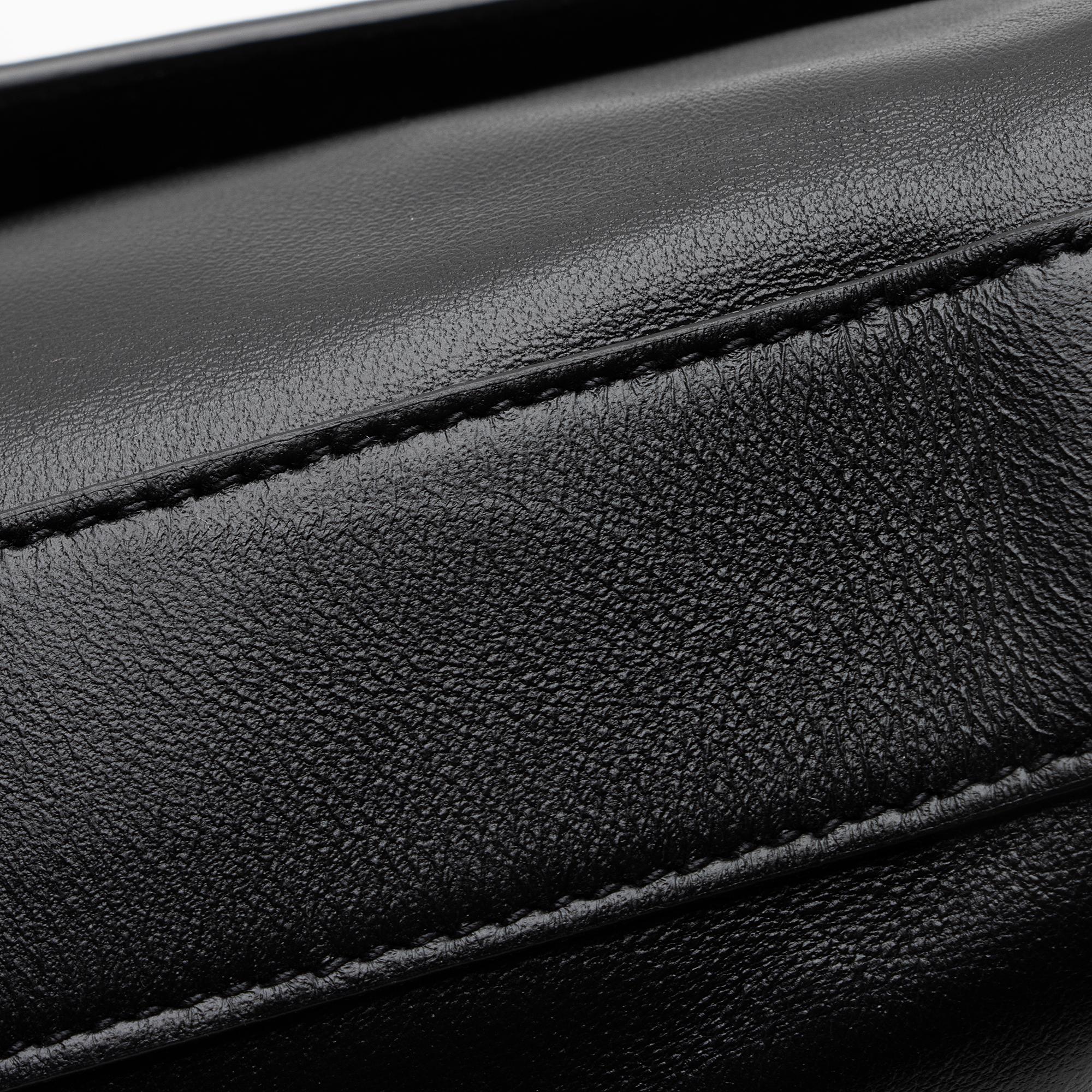 Saint Laurent Calfskin Suede Monogram Kate Reversible Chain Medium Shoulder Bag (SHF-22497)