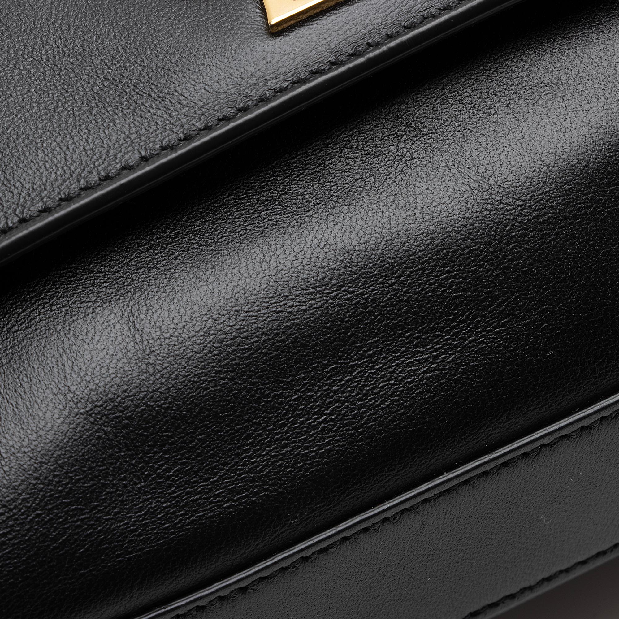 Saint Laurent Calfskin Suede Monogram Kate Reversible Chain Medium Shoulder Bag (SHF-22497)