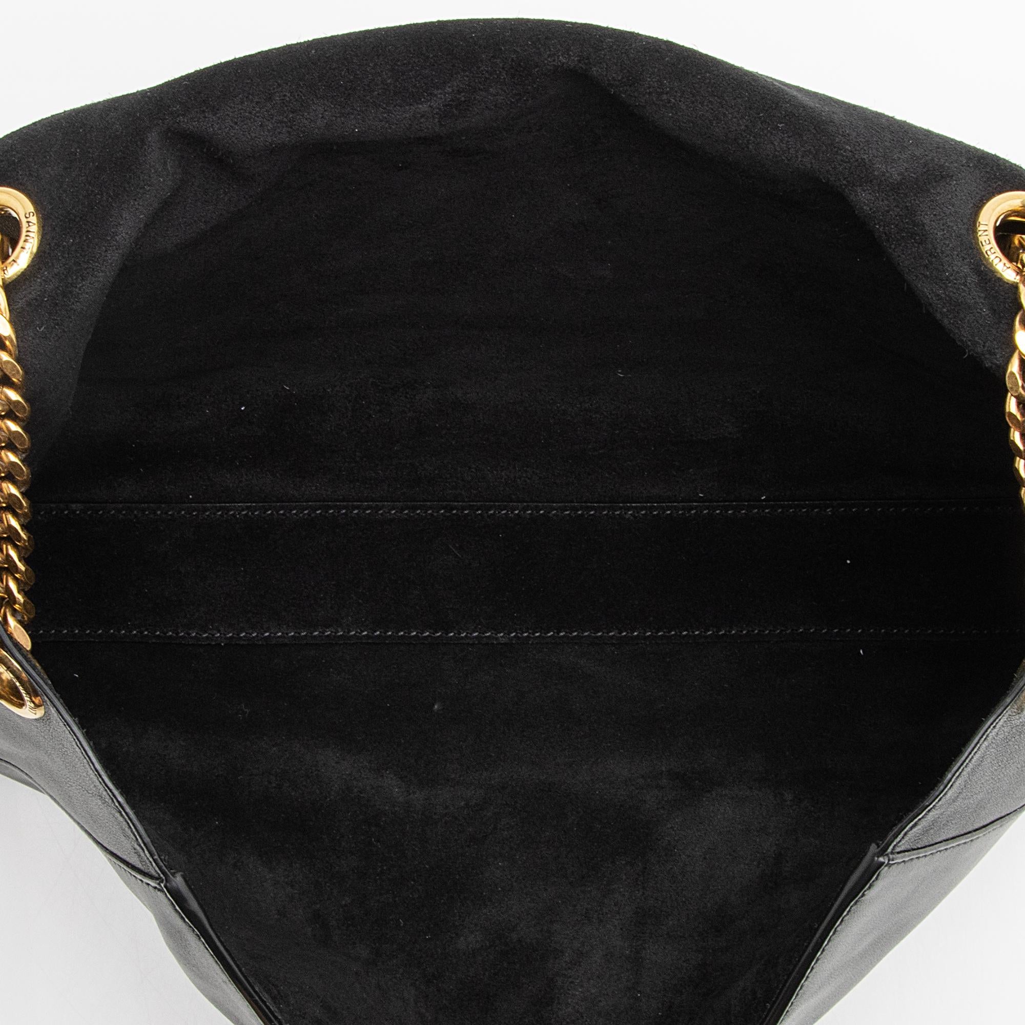 Saint Laurent Calfskin Suede Monogram Kate Reversible Chain Medium Shoulder Bag (SHF-22497)