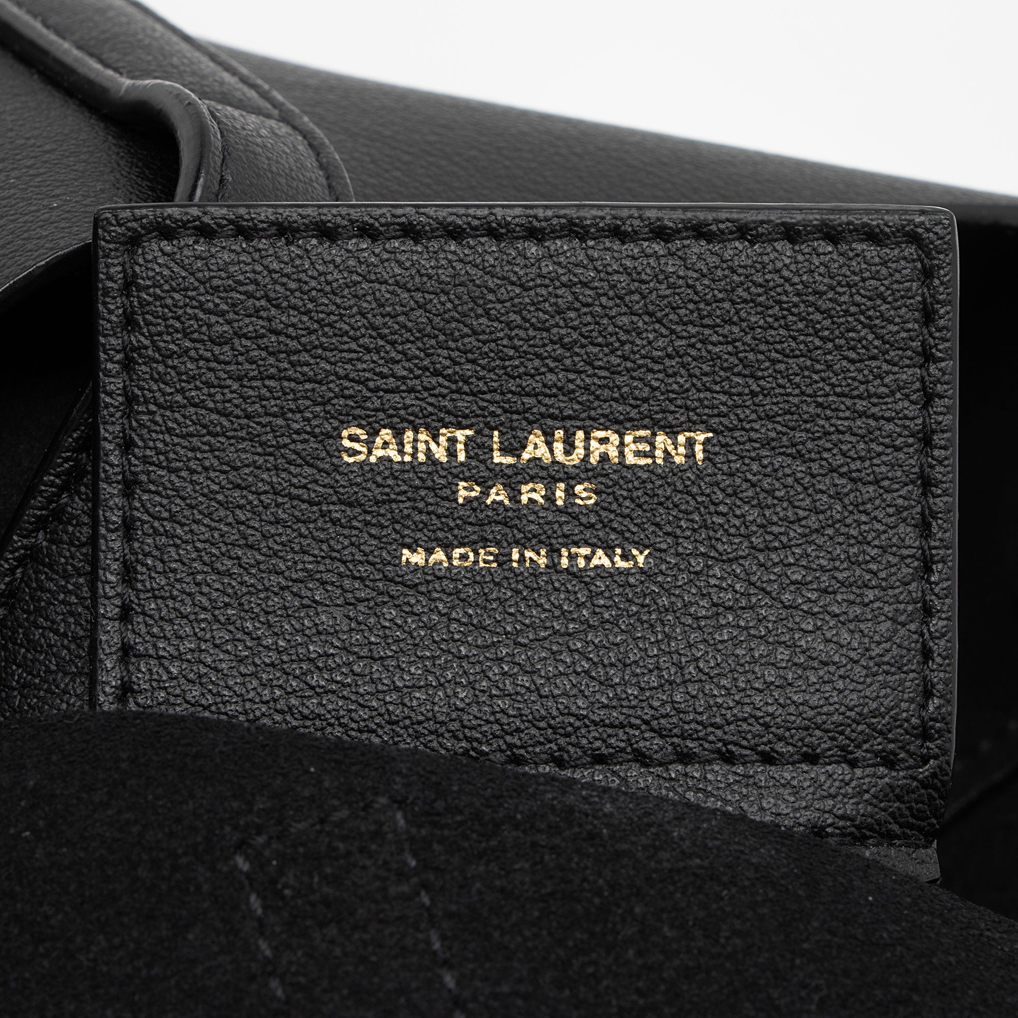Saint Laurent Calfskin Toy Shopping Tote (SHF-Txsnak)