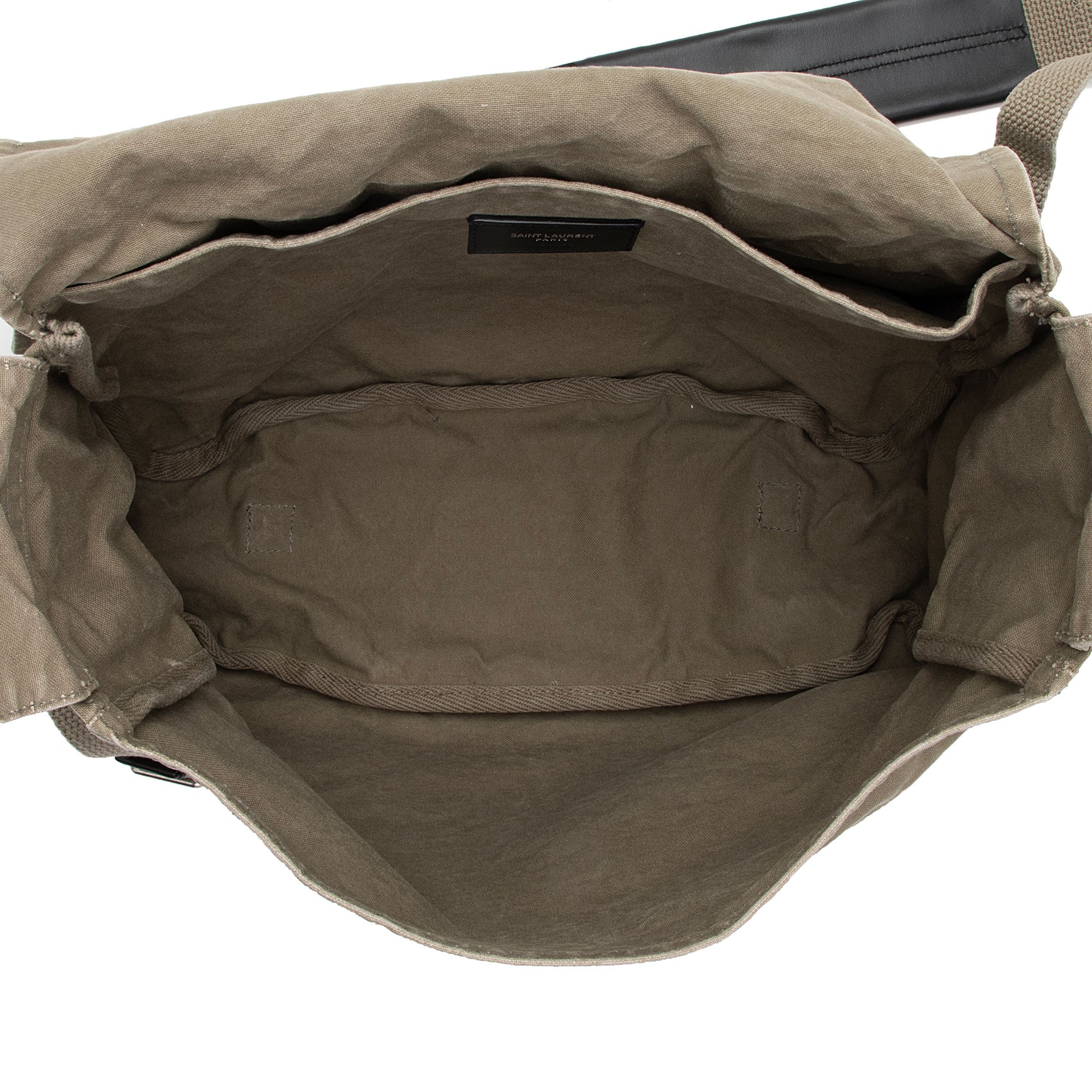 Saint Laurent Canvas Army Messenger (SHF-tH8n4I)