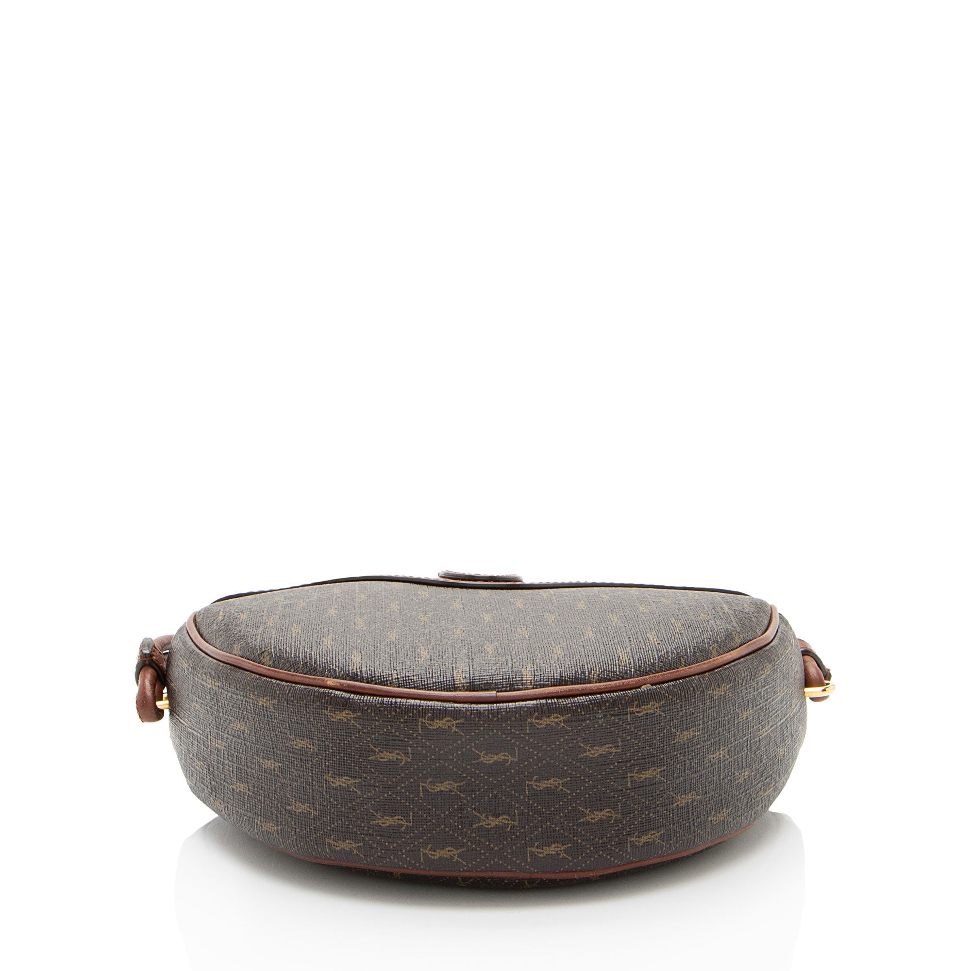 Saint Laurent Le Monogram Canvas Calfskin Sac Coeur Crossbody (SHF-IzwoNK)