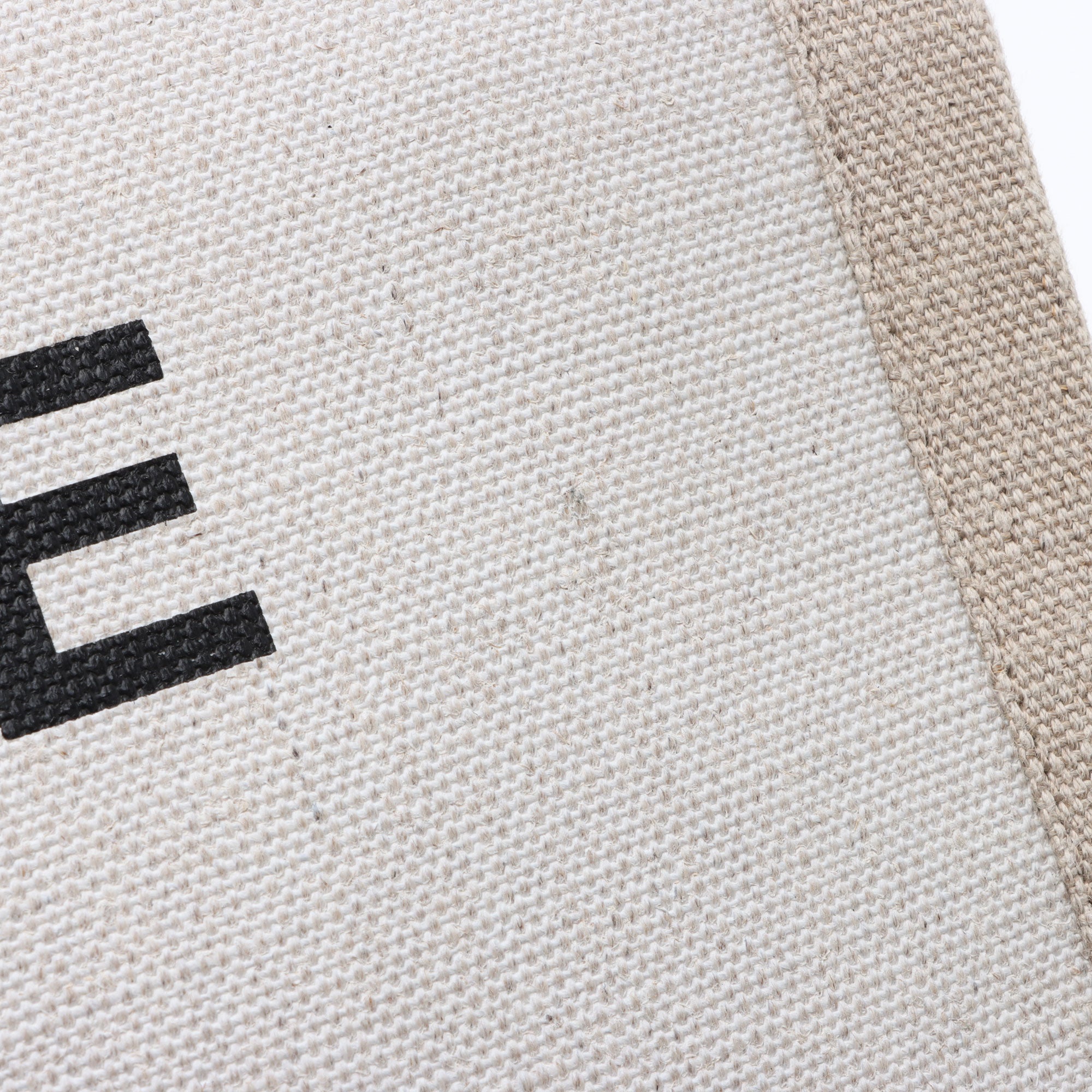 Saint Laurent Canvas Calfskin Rive Gauche Large Tote