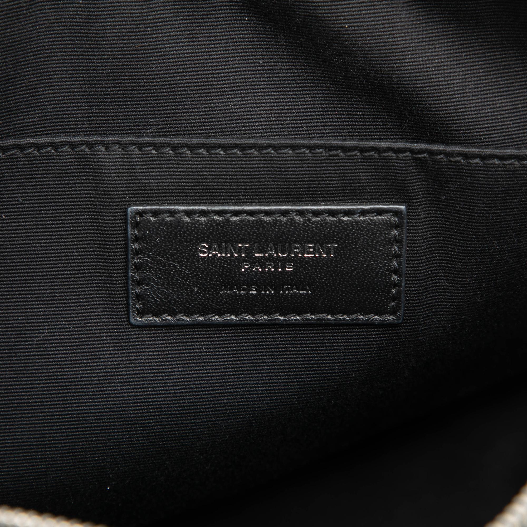 Saint Laurent Canvas Monogram Lou Camera Bag