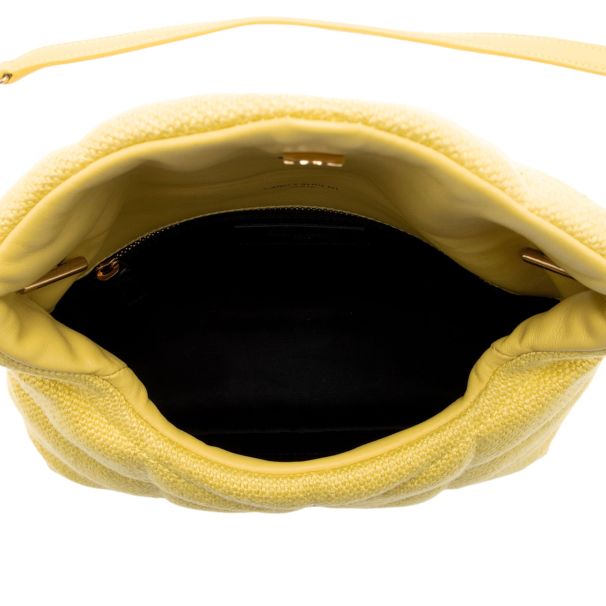 Saint Laurent Canvas Monogram Puffer LouLou Toy Shoulder Bag (SHF-k1xZIv)