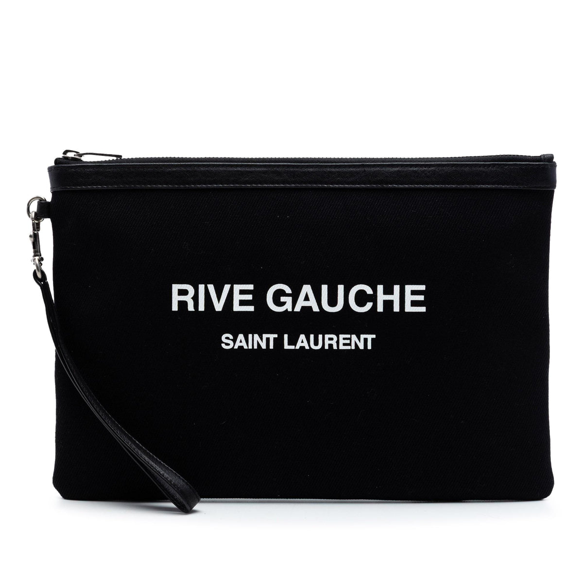 Saint Laurent Canvas Rive Gauche Clutch