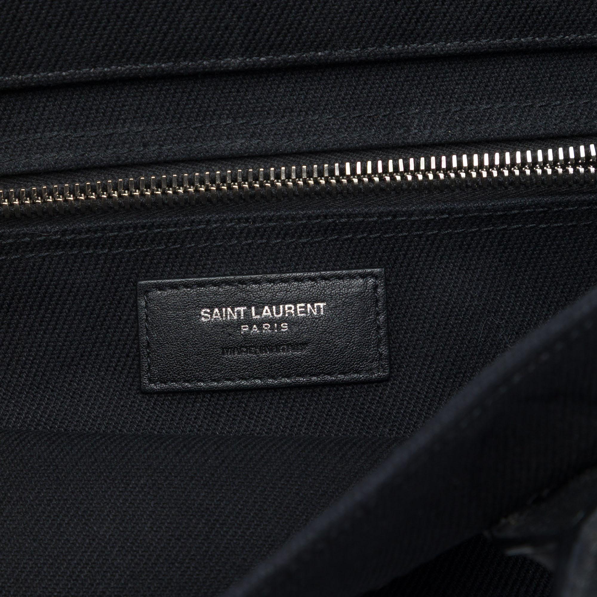 Saint Laurent Canvas Rive Gauche North South Tote