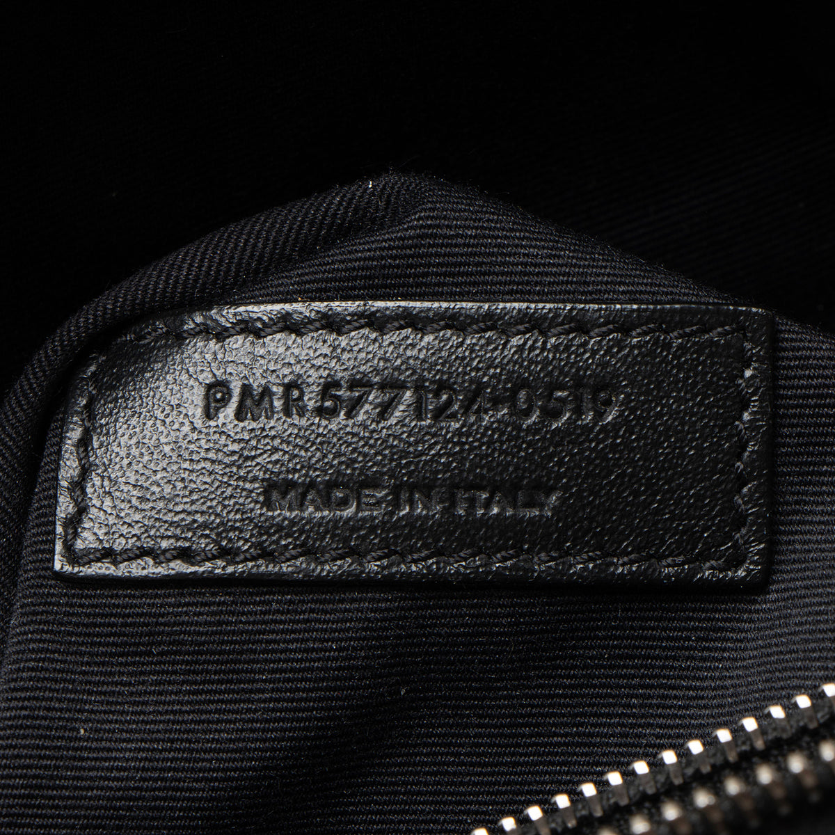 Saint Laurent Crinkled Calfskin Monogram Niki Belt Bag