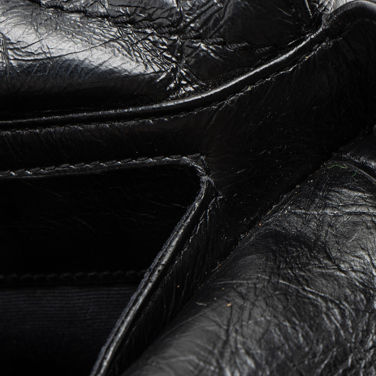 Saint Laurent Crinkled Calfskin Monogram Niki Belt Bag