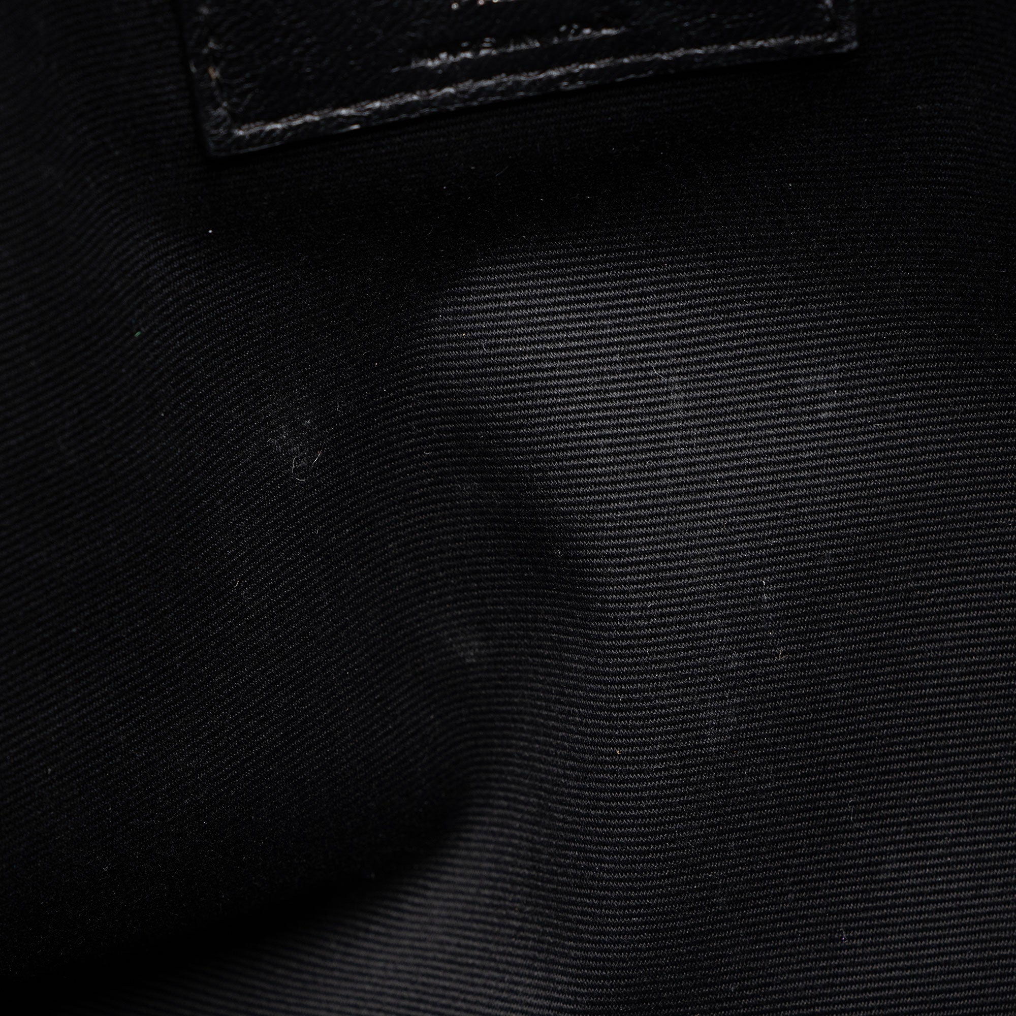 Saint Laurent Crinkled Calfskin Monogram Niki Medium Shopping Tote (SHF-RaBy7S)