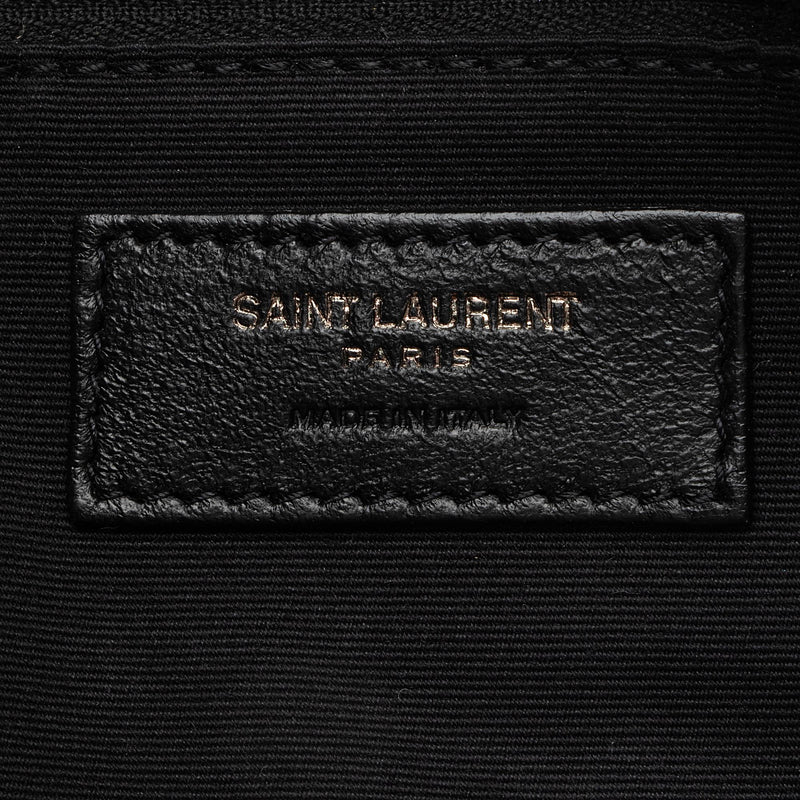 Saint Laurent Crinkled Calfskin Monogram Niki Medium Shoulder Bag (SHF-23609)