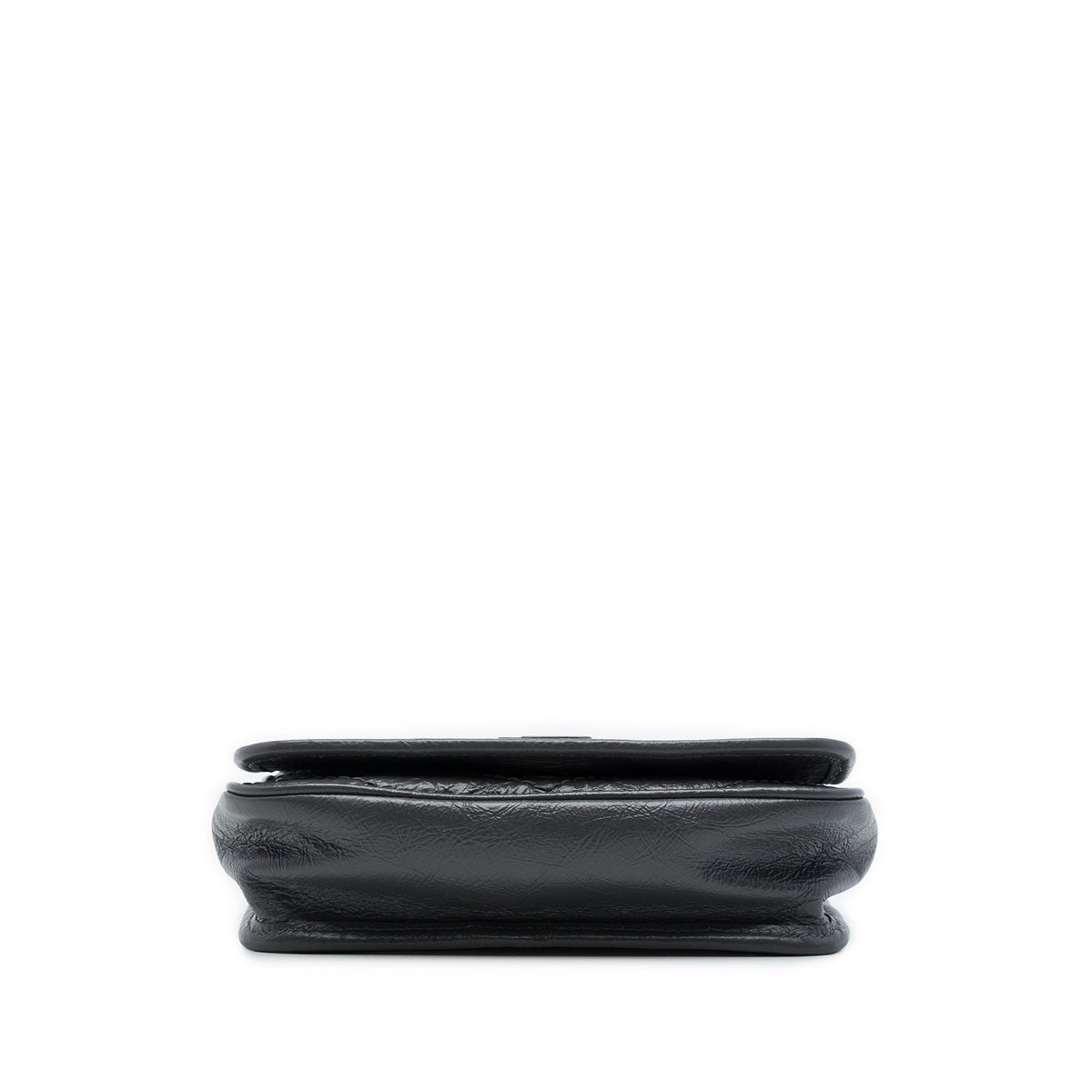 Saint Laurent Crinkled Calfskin Niki Wallet on Chain