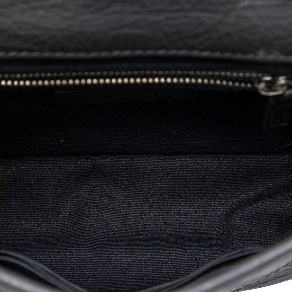 Saint Laurent Crinkled Calfskin Niki Wallet on Chain
