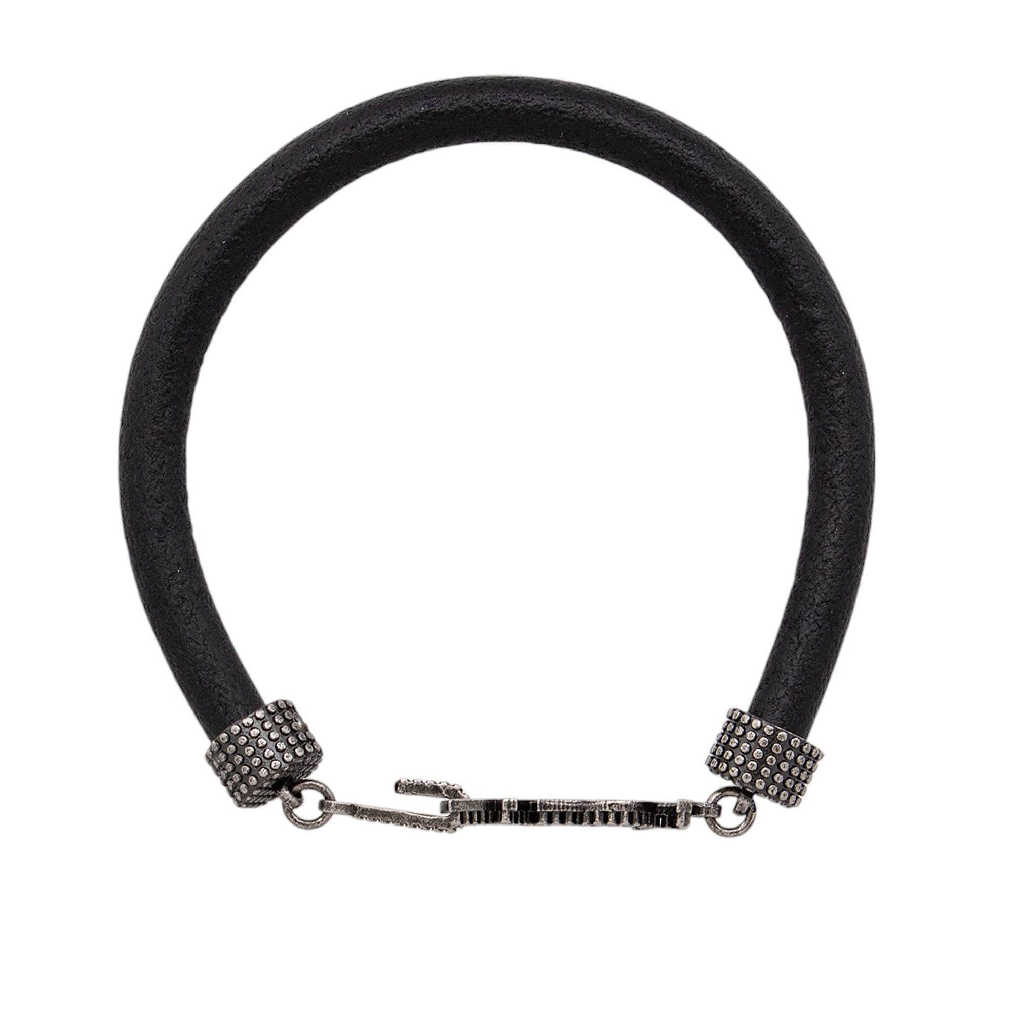Saint Laurent Crinkled Calfskin Opyum Bracelet