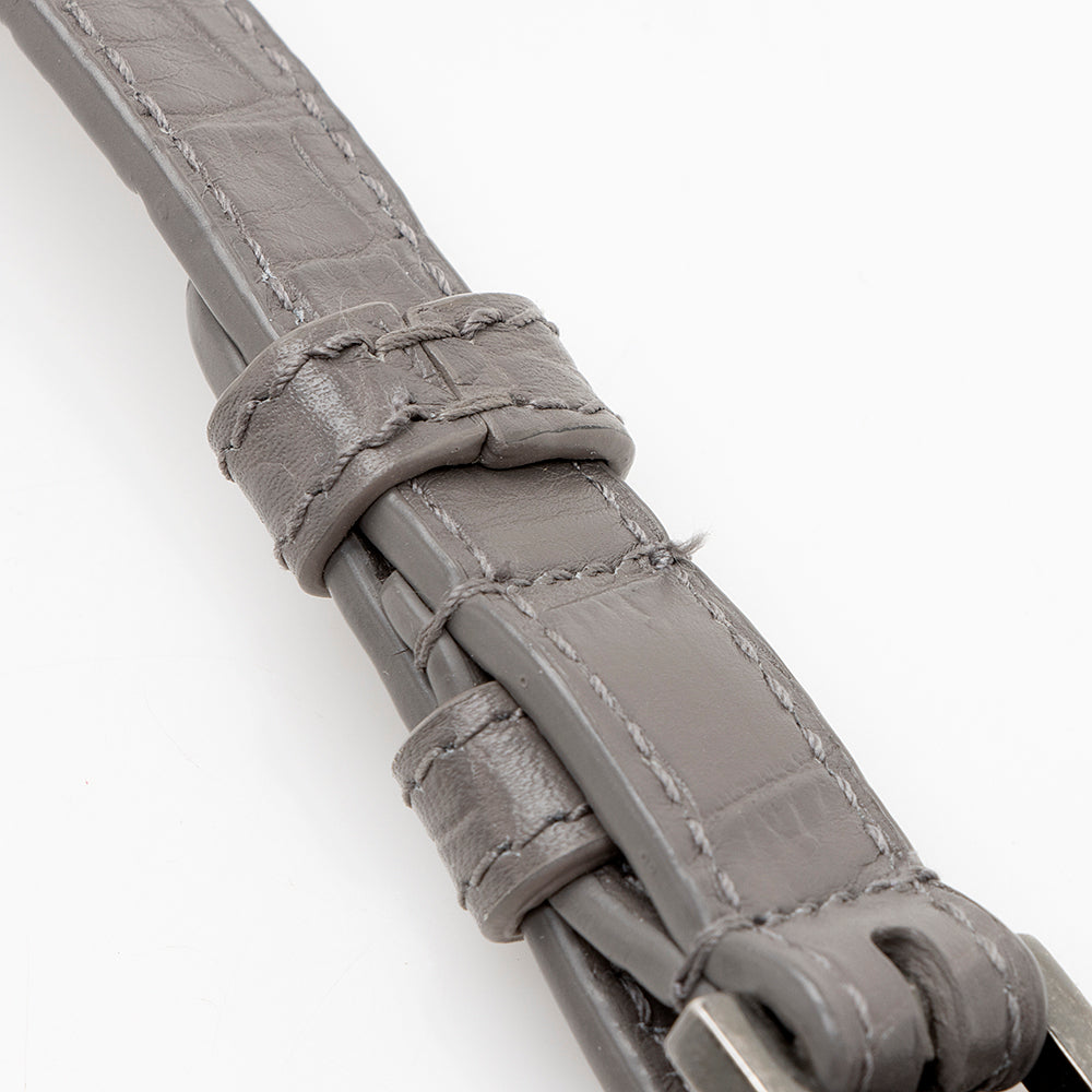 Saint Laurent Croc Embossed Bellechasse Shoulder Bag (SHF-18639)