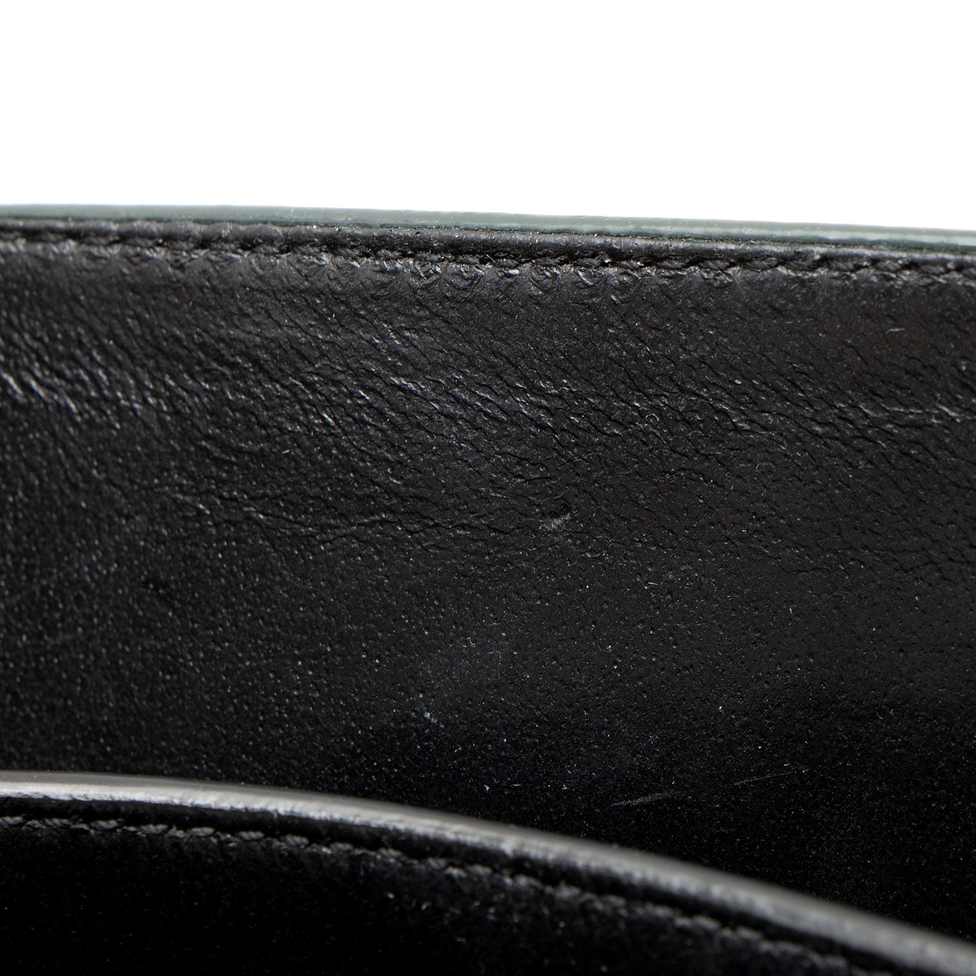 Saint Laurent Croc Embossed Leather Monogram Cassandra Mini Top Handle