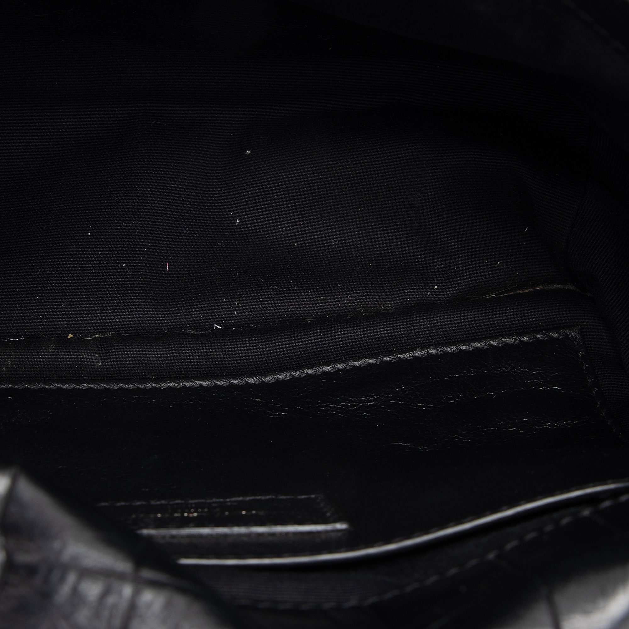 Saint Laurent Croc Embossed Leather Monogram Niki Baby Shoulder Bag (SHF-NVfs5q)