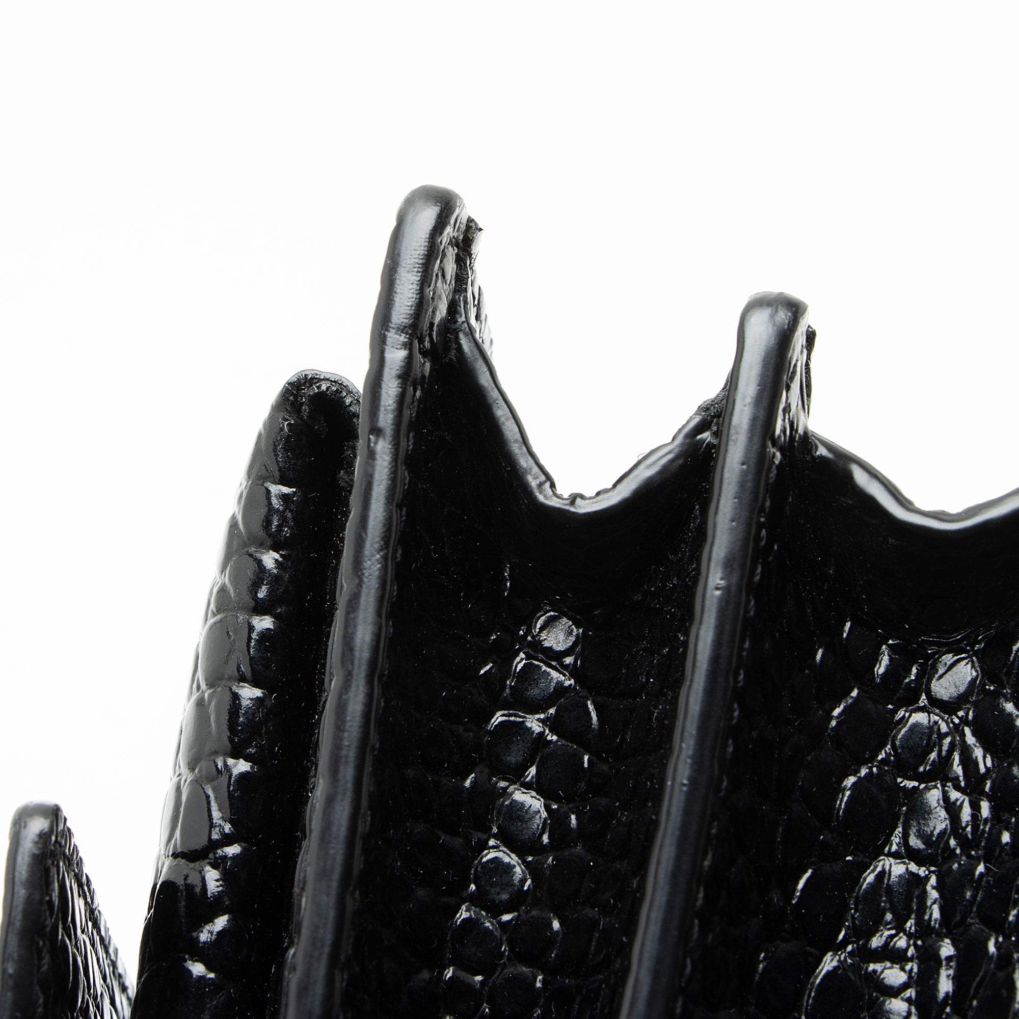 Saint Laurent Croc Embossed Leather Monogram Sunset Medium Shoulder Bag