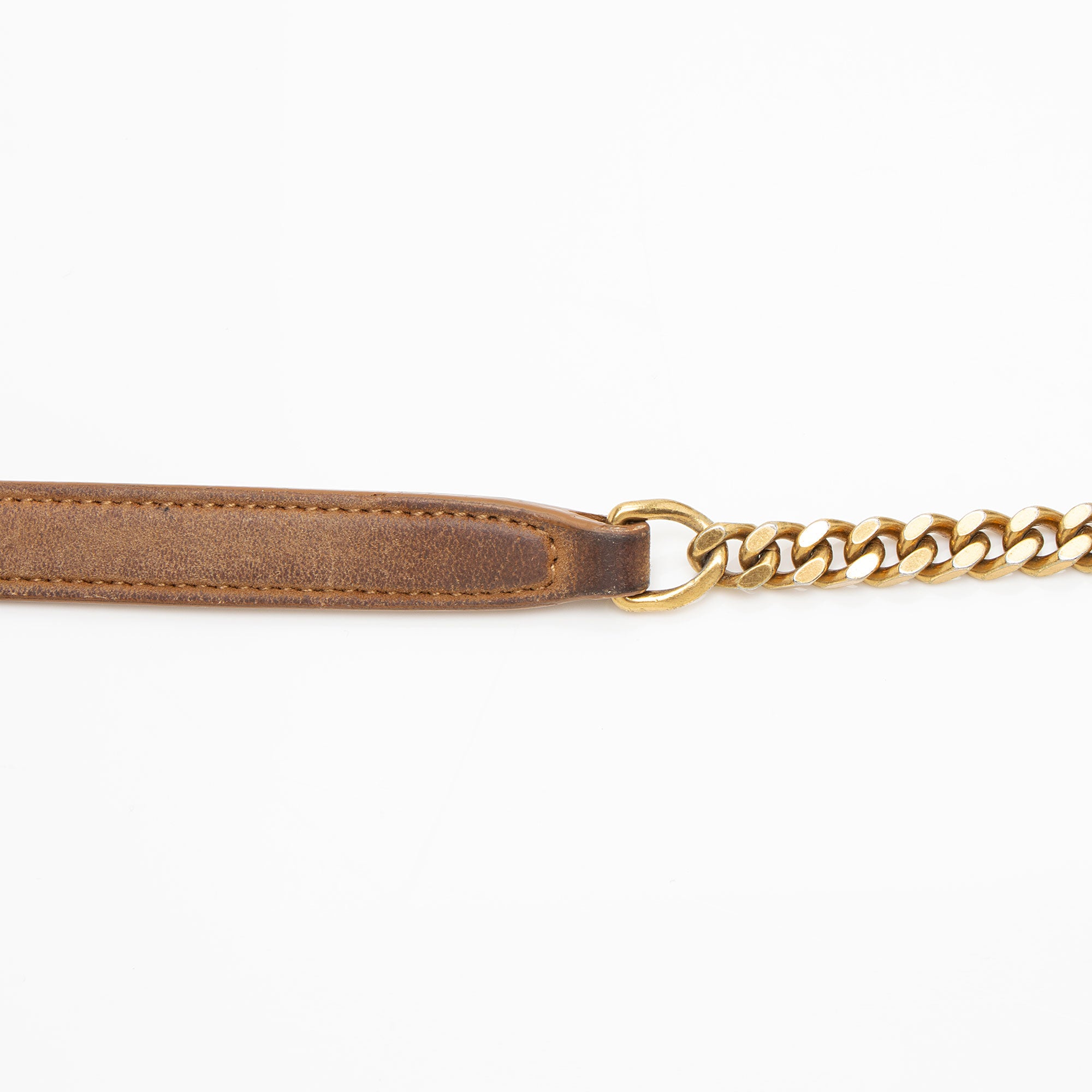 Saint Laurent Denim Monogram Puffer LouLou Shoulder Bag