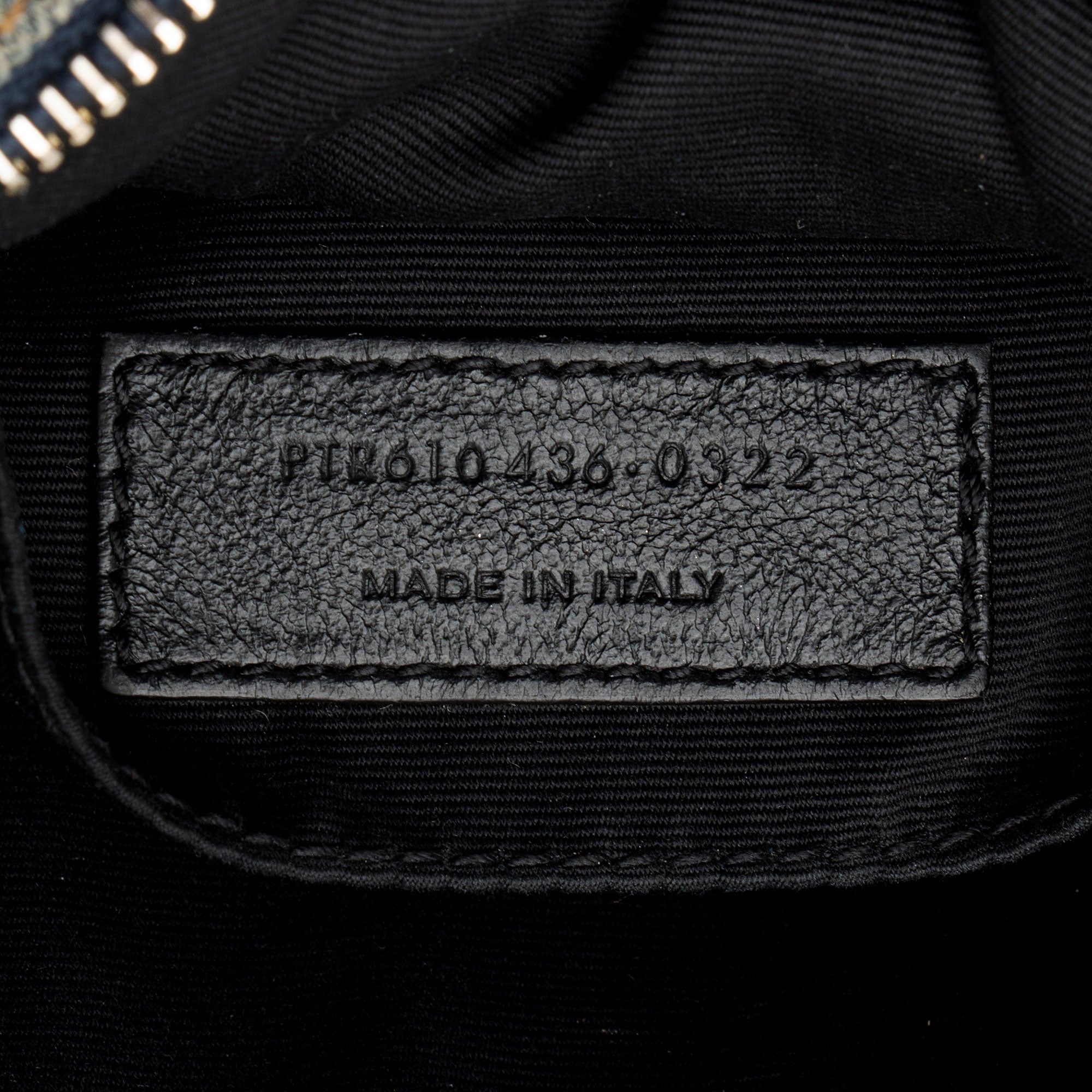 Saint Laurent Denim Monogram Vinyle Round Camera Bag