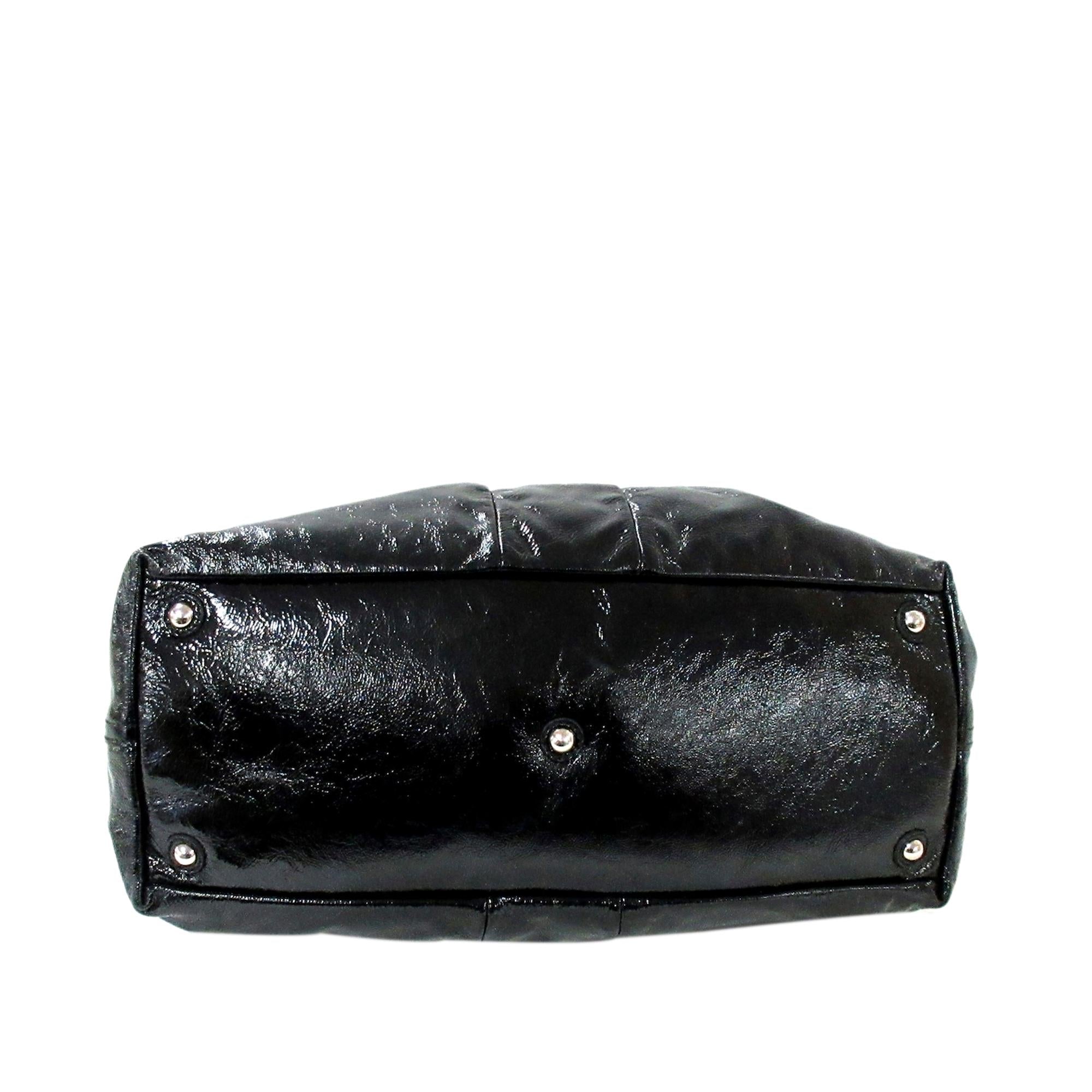 Saint Laurent Easy Y Patent Leather Tote Bag (SHG-33497)