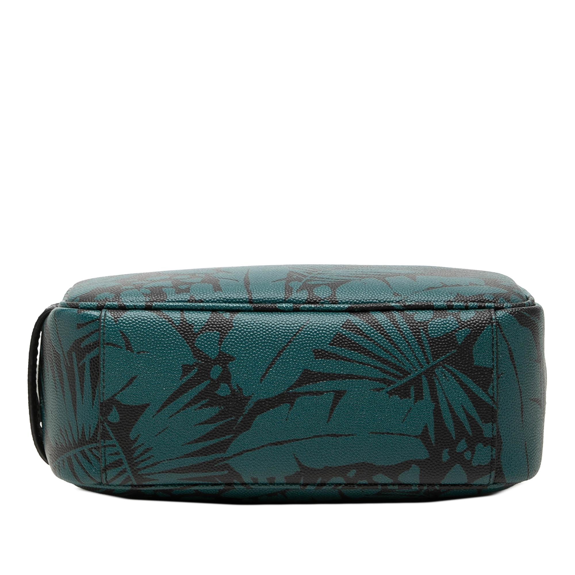 Saint Laurent Grain De Poudre Tropical Palm Pouch