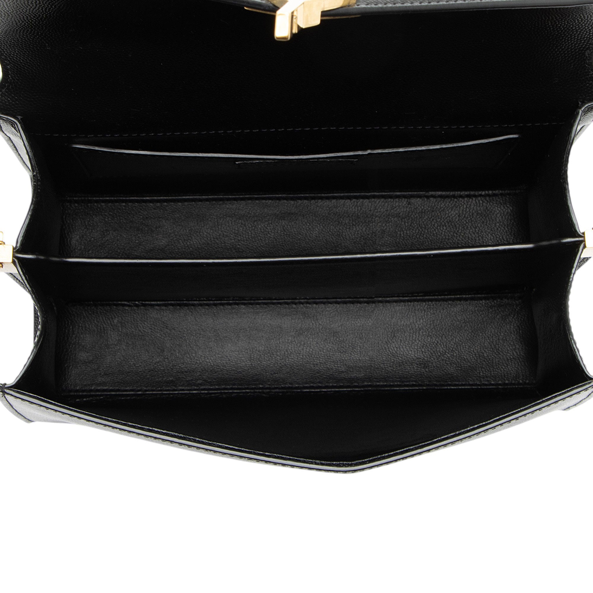 Saint Laurent Grain de Poudre Monogram Cassandra Medium Top Handle