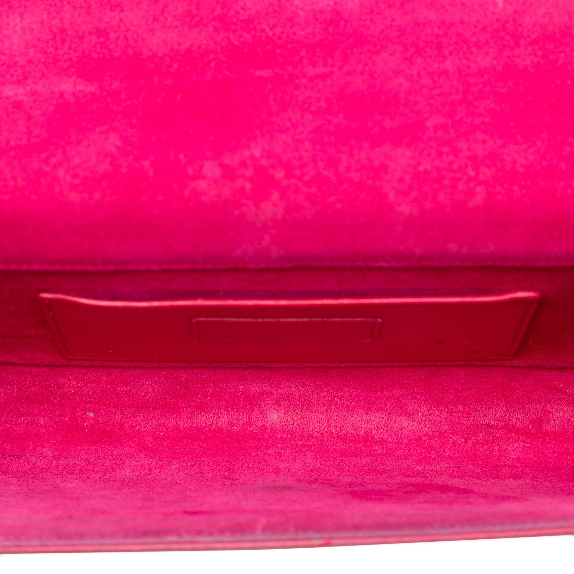 Saint Laurent Grain de Poudre Monogram Cassandre Clutch