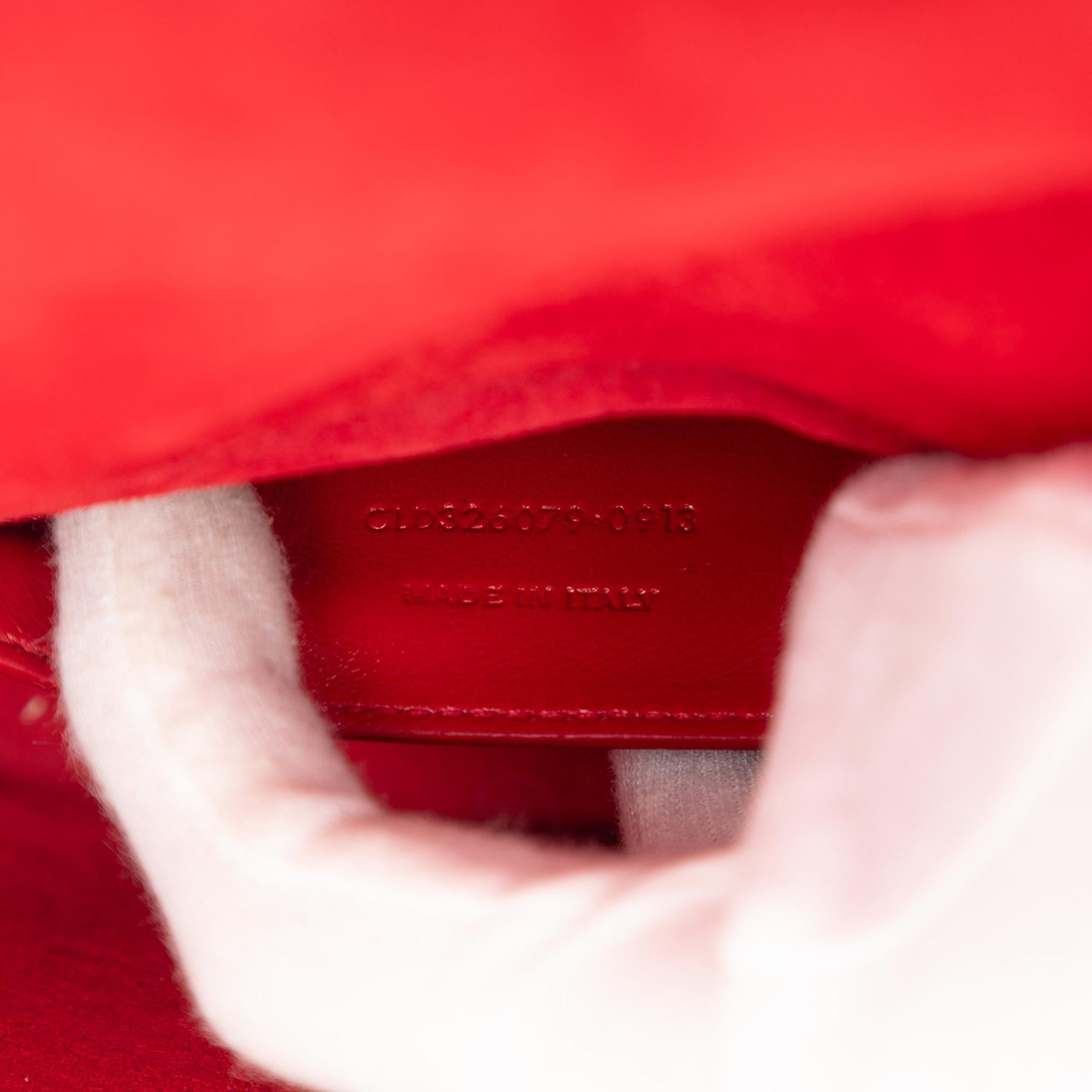 Saint Laurent Grain de Poudre Monogram Cassandre Clutch