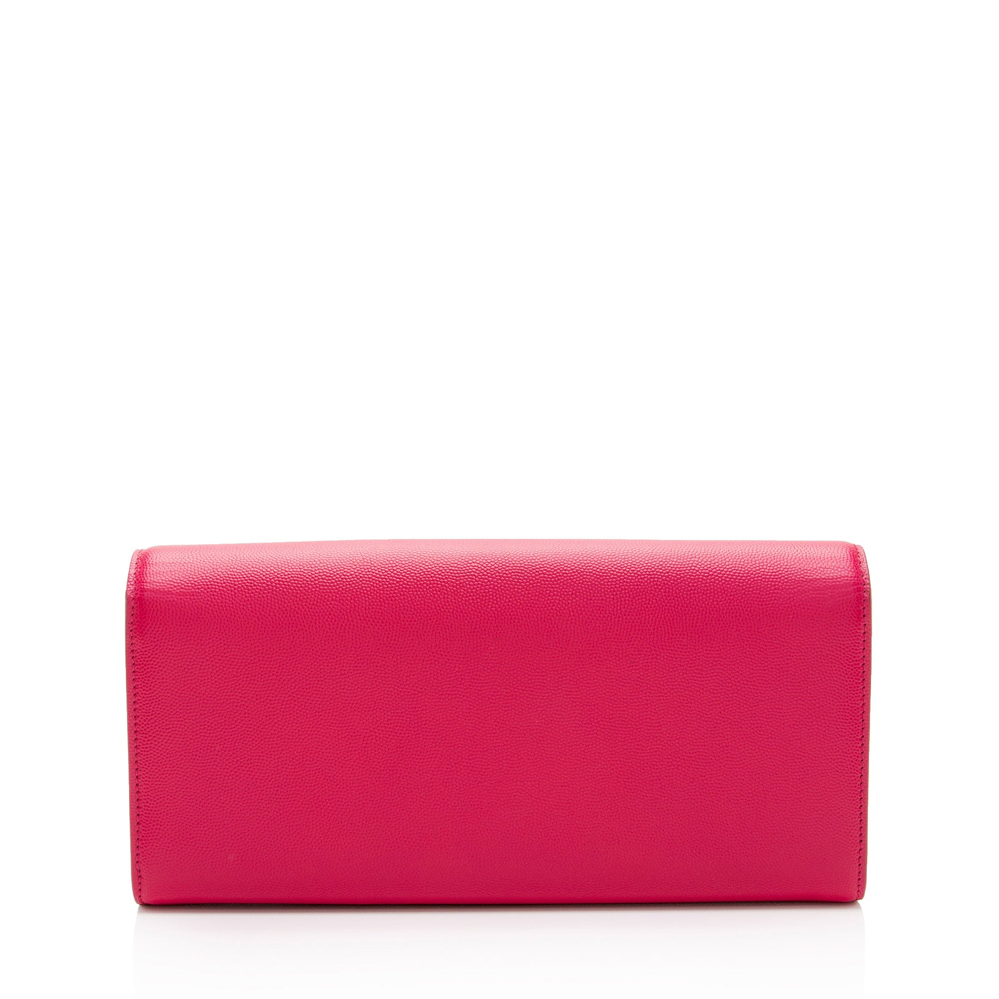 Saint Laurent Grain de Poudre Monogram Kate Clutch