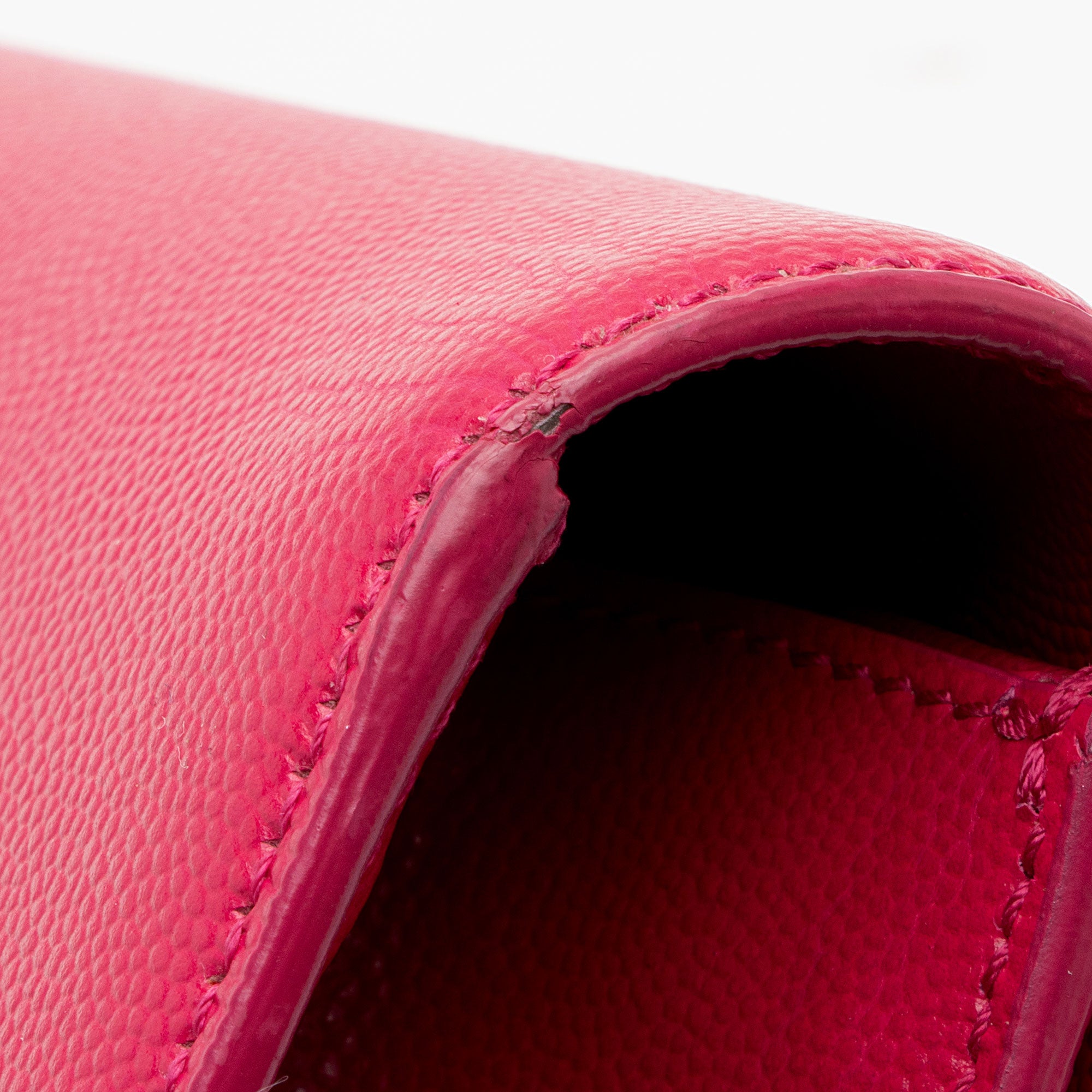 Saint Laurent Grain de Poudre Monogram Kate Clutch