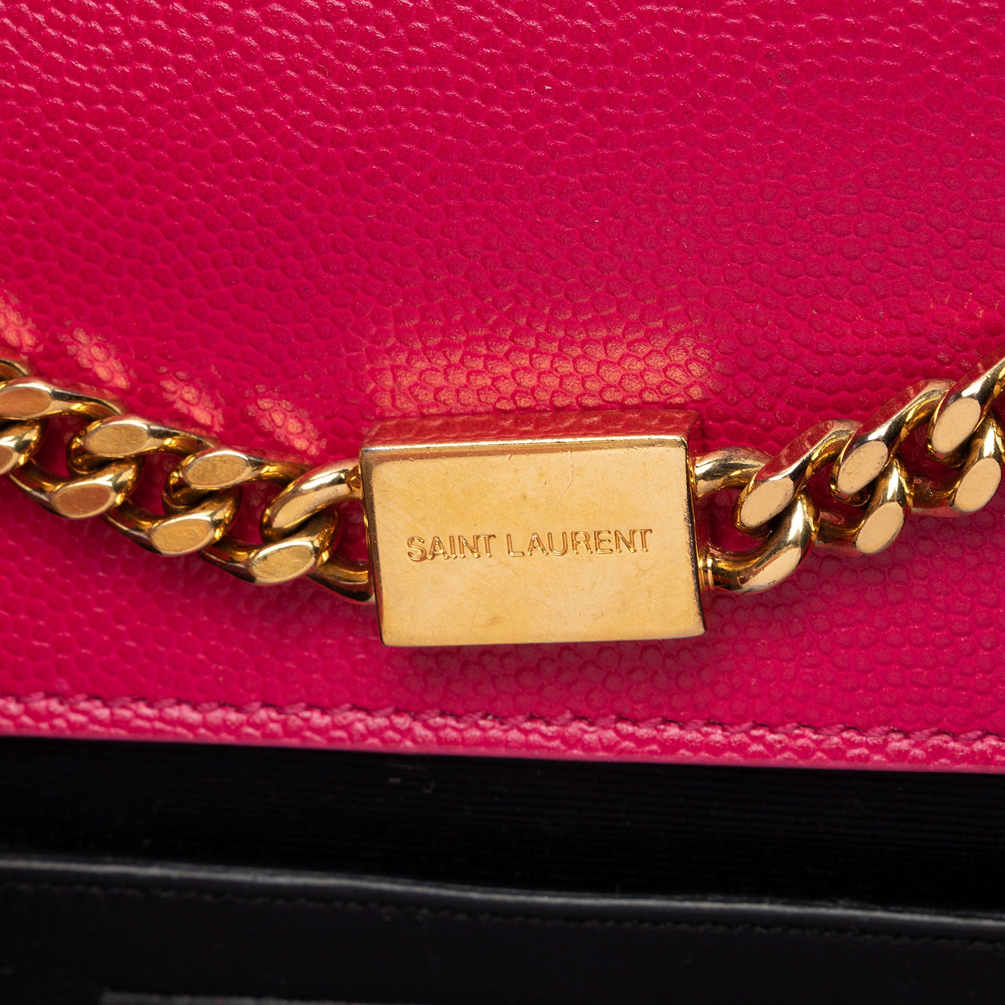 Saint Laurent Grain de Poudre Monogram Kate Small Crossbody Bag (SHF-ip71h6)