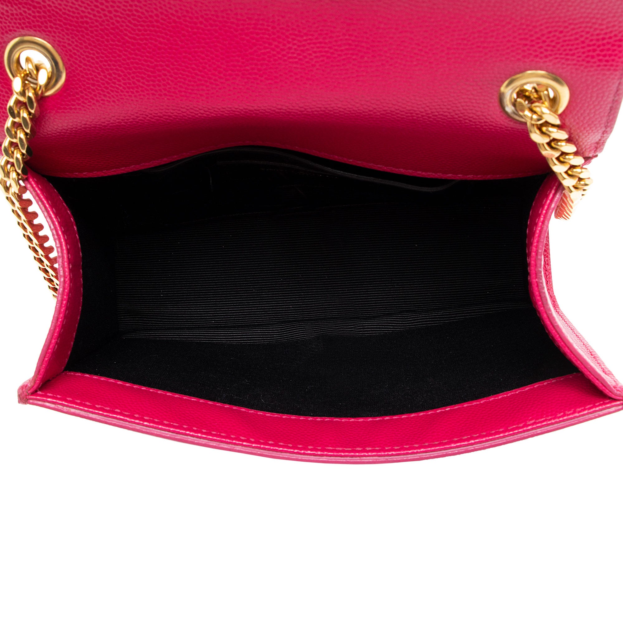 Saint Laurent Grain de Poudre Monogram Kate Small Crossbody Bag (SHF-ip71h6)