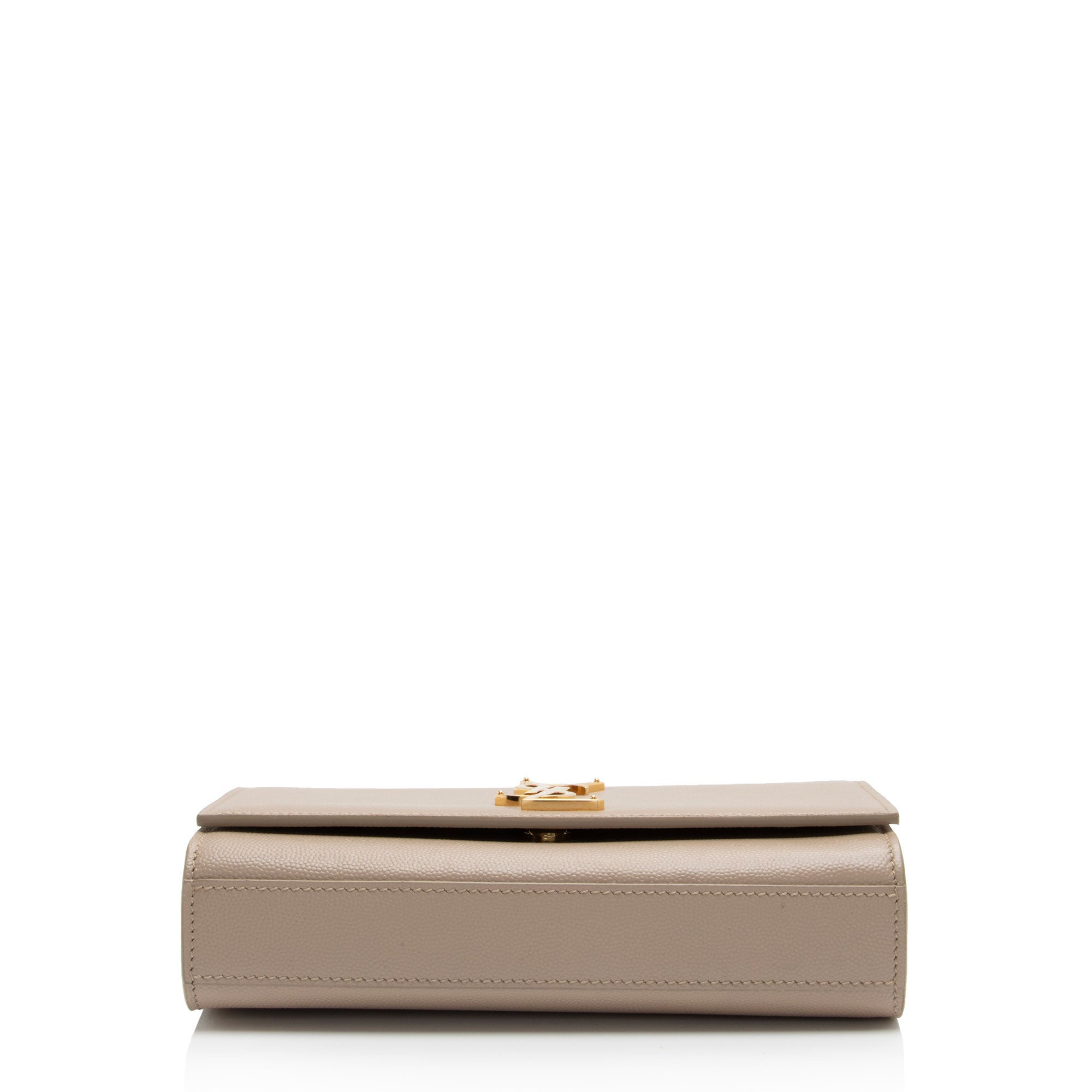 Saint Laurent Grain de Poudre Monogram Kate Small Shoulder Bag (SHF-mA4MBT)