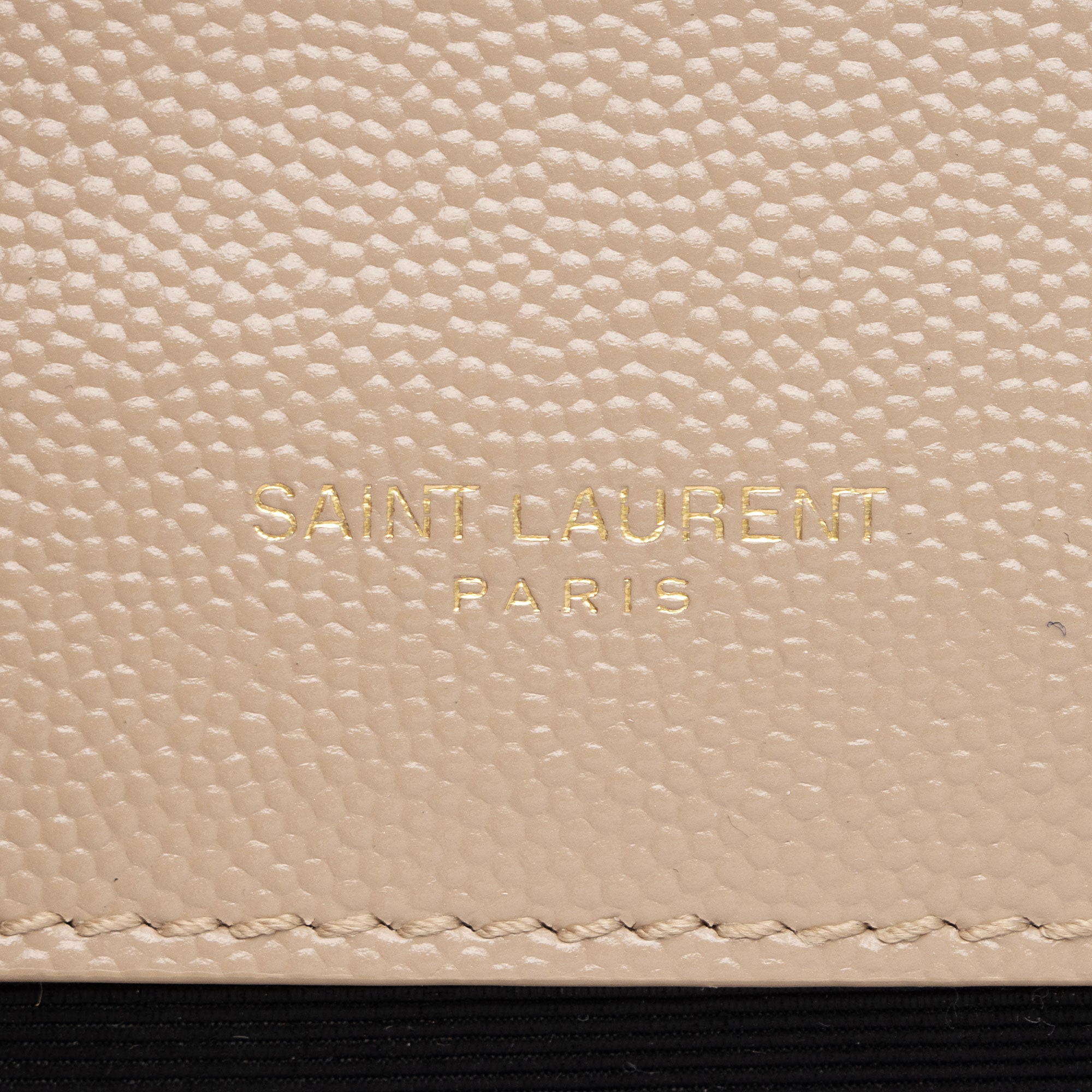 Saint Laurent Grain de Poudre Monogram Kate Small Shoulder Bag (SHF-mA4MBT)