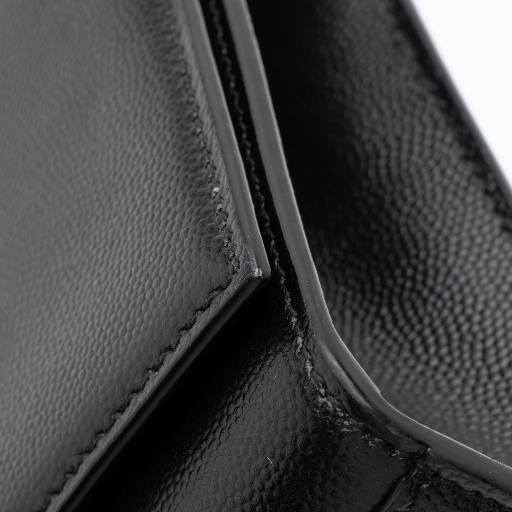 Saint Laurent Grain de Poudre Monogram Kate Small Shoulder Bag