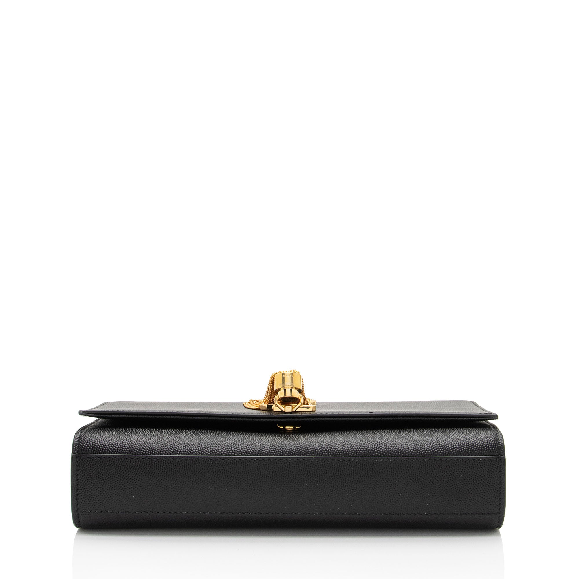 Saint Laurent Grain de Poudre Monogram Kate Tassel Medium Shoulder Bag (SHF-u9Ndoz)