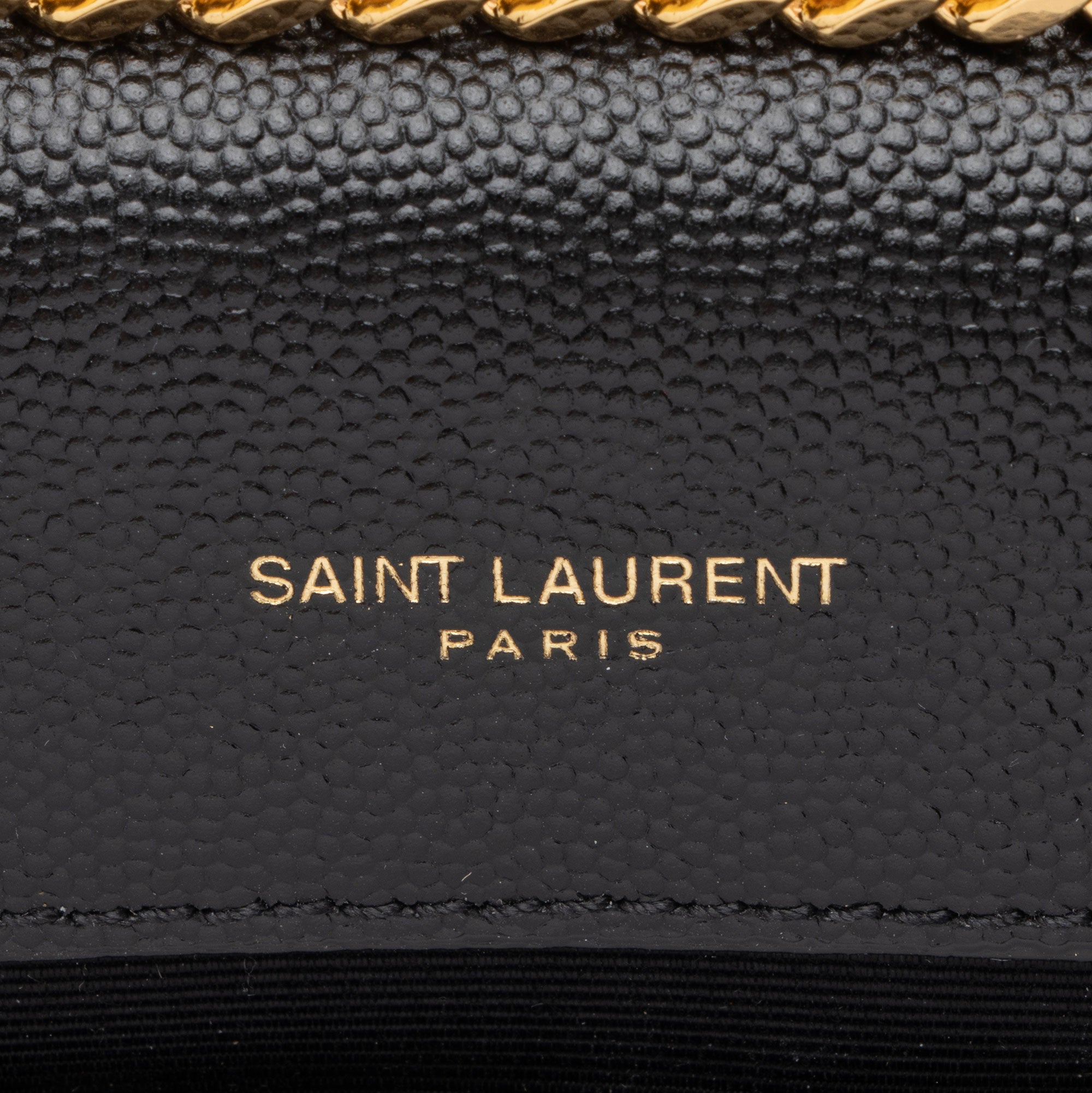 Saint Laurent Grain de Poudre Monogram Kate Tassel Small Shoulder Bag (SHF-GBTrrt)