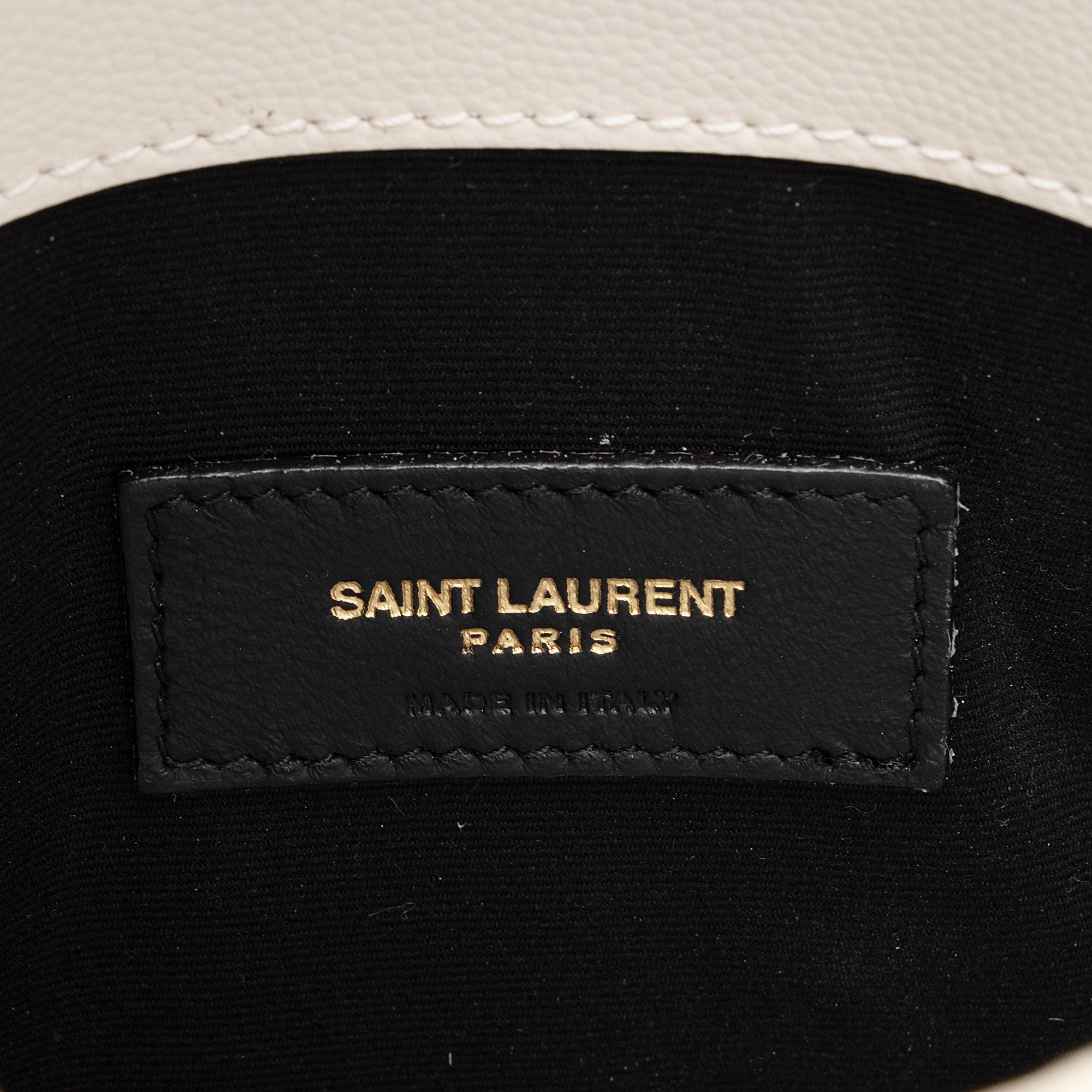 Saint Laurent Grain de Poudre Monogram Uptown Medium Tote (SHF-LkpDCr)