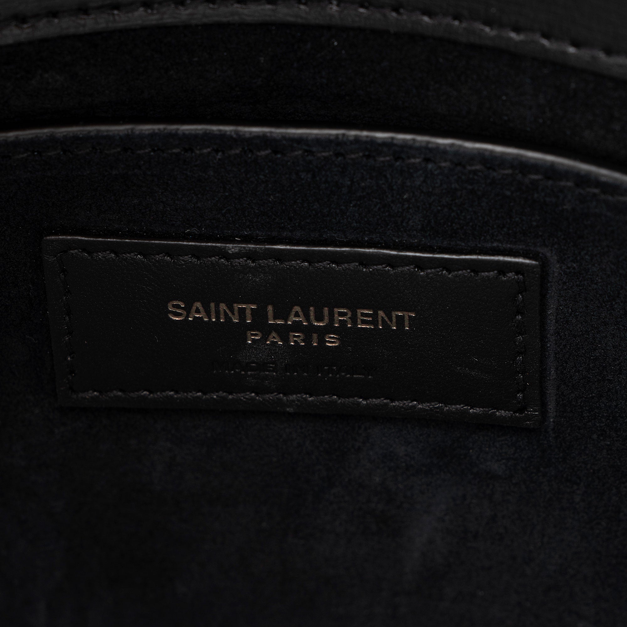 Saint Laurent Grained Calfskin Monogram Sunset Medium Shoulder Bag (SHF-kSaHp8)