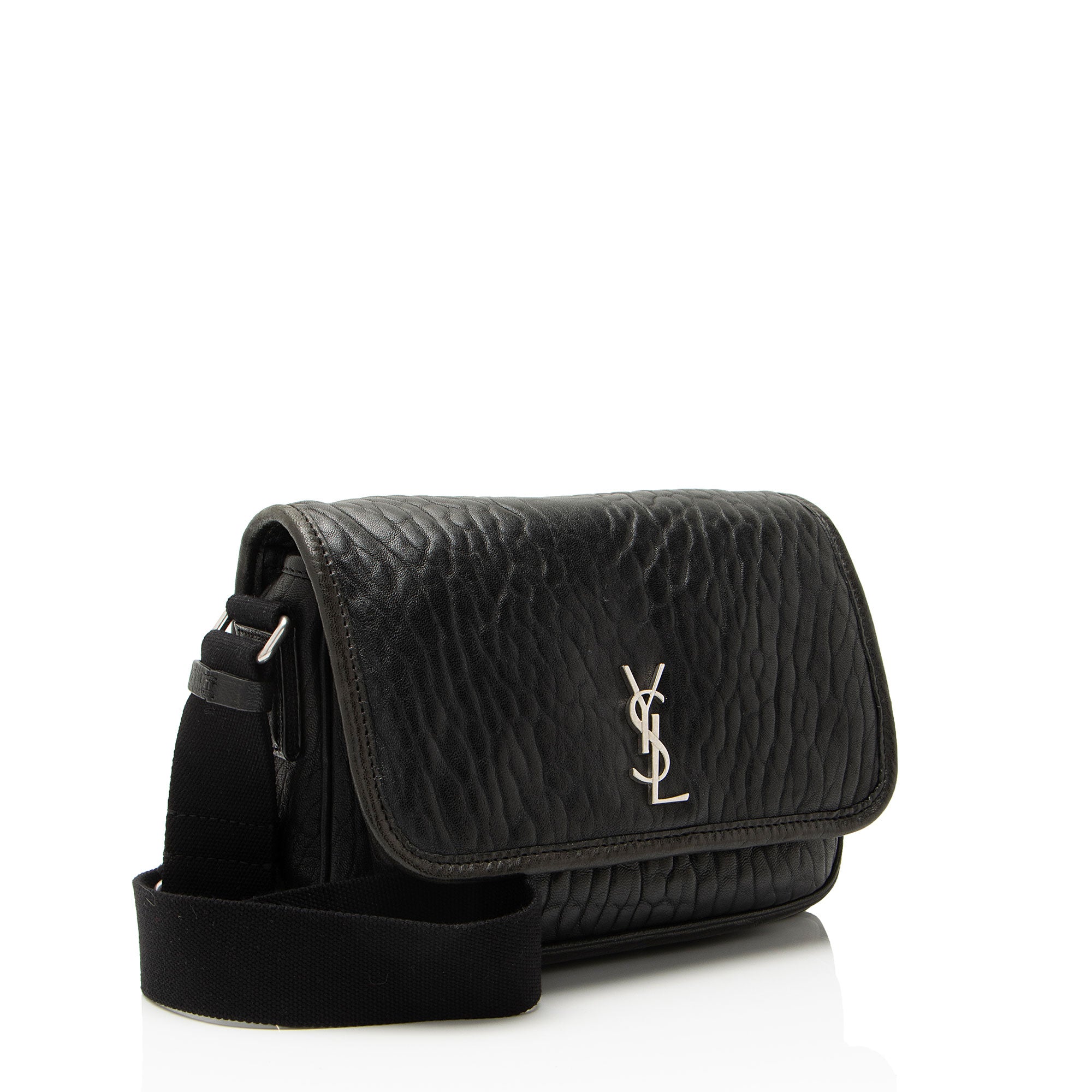 Saint Laurent Grained Lambskin Niki Small Messenger