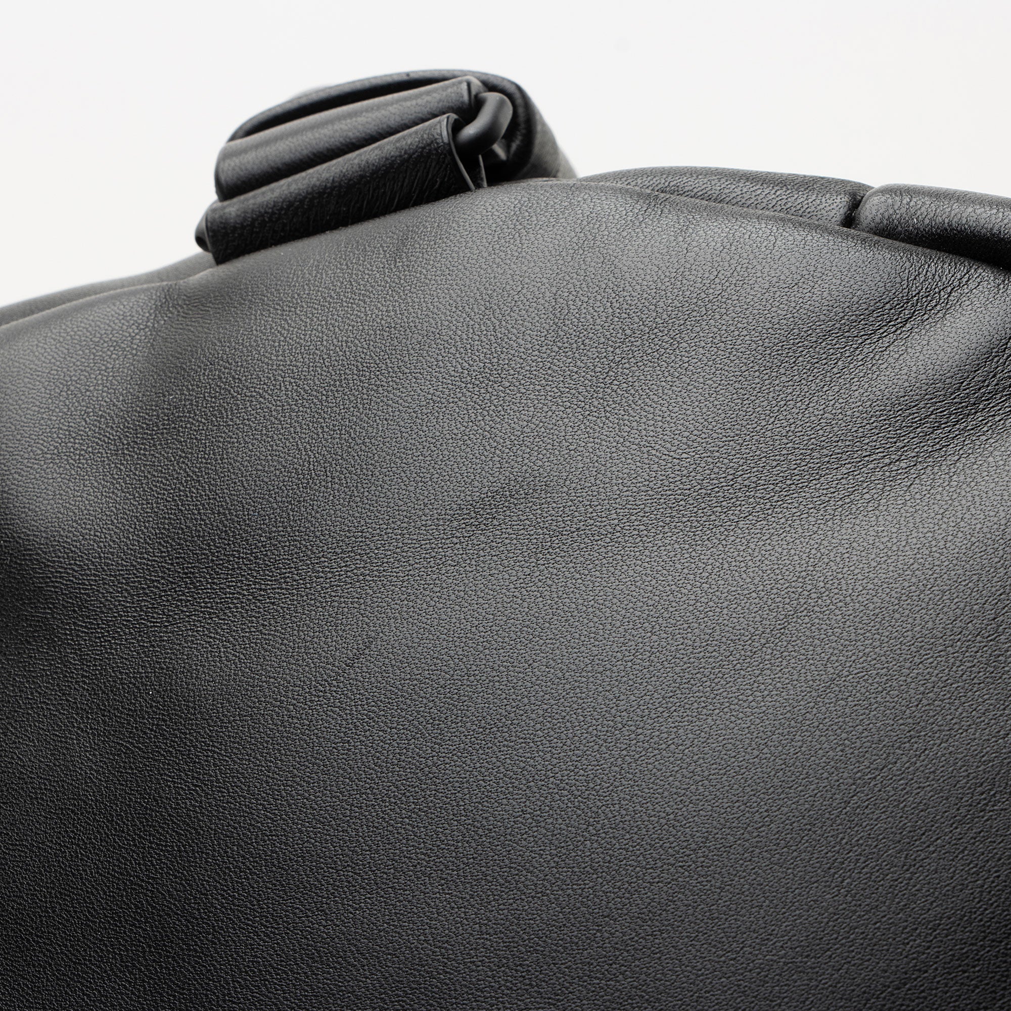 Saint Laurent Lambskin Logo Puffer Duffle