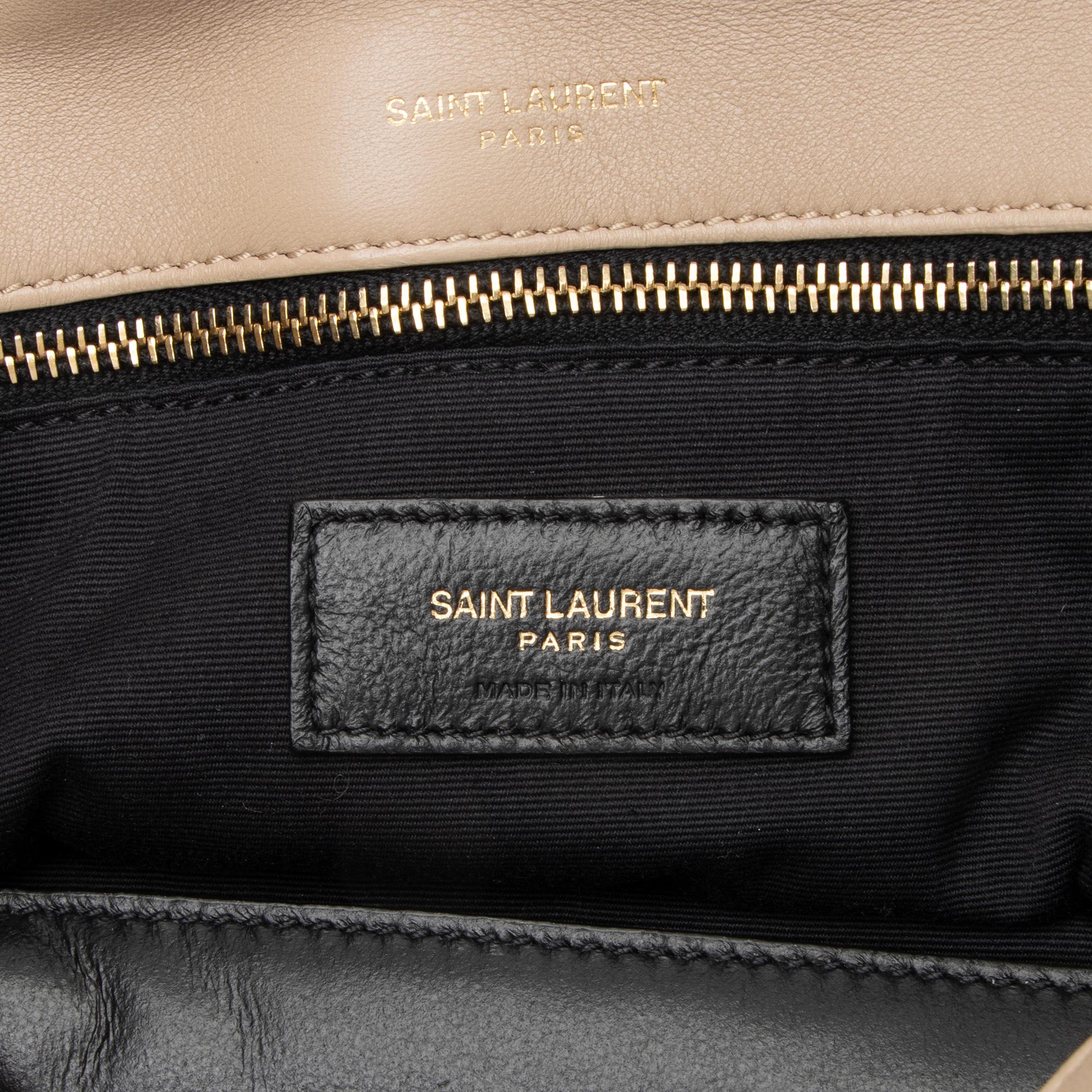 Saint Laurent Lambskin Monogram Niki Medium Shoulder Bag (SHF-23275)