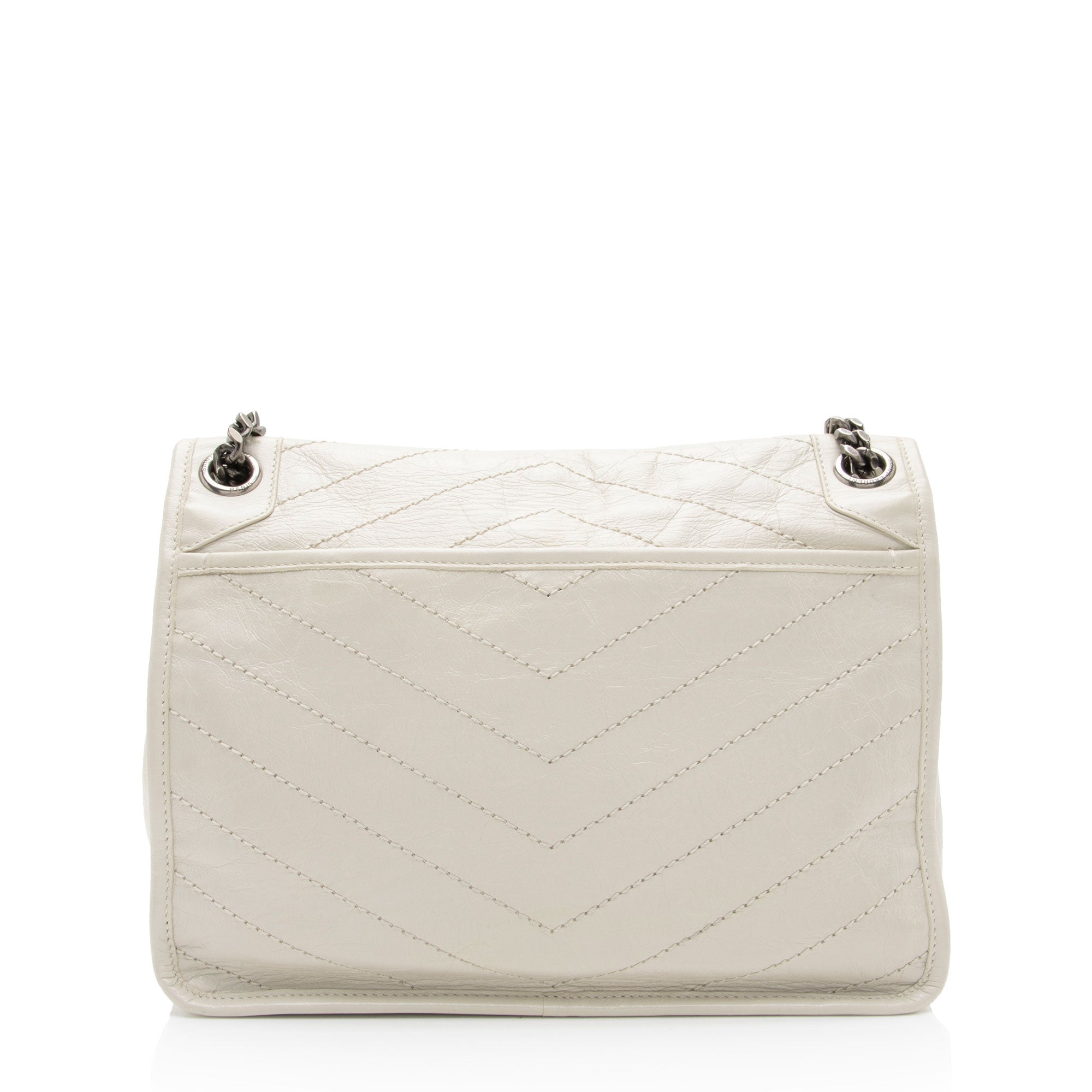 Saint Laurent Lambskin Monogram Niki Medium Shoulder Bag (SHF-bFf3zX)