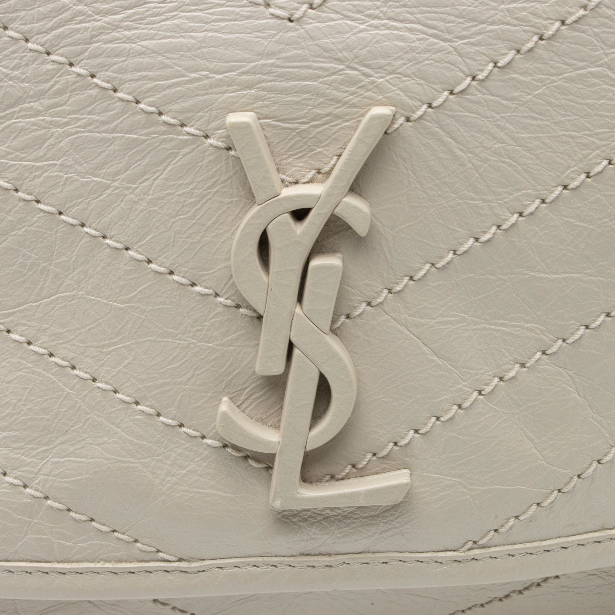 Saint Laurent Lambskin Monogram Niki Medium Shoulder Bag (SHF-bFf3zX)