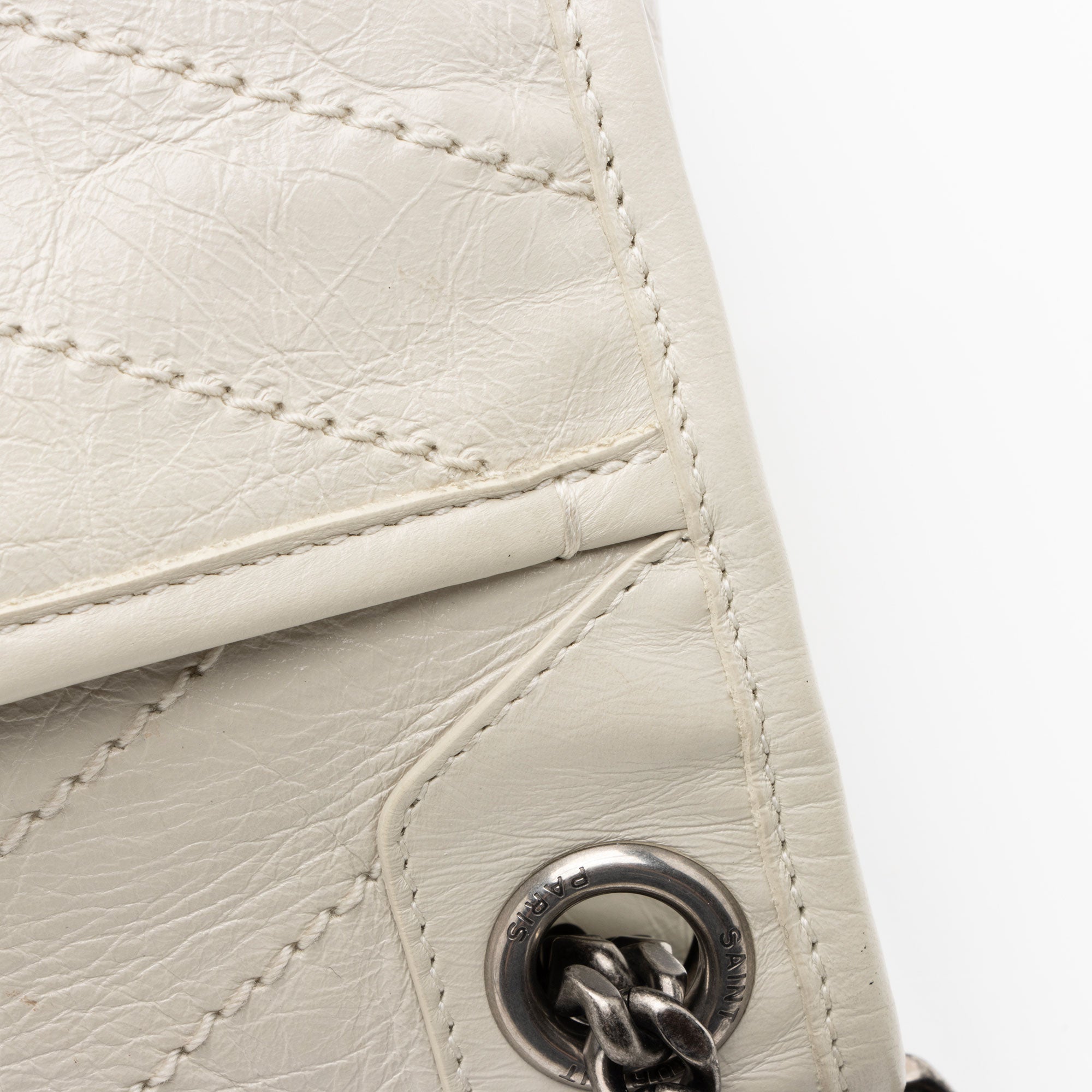 Saint Laurent Lambskin Monogram Niki Medium Shoulder Bag (SHF-bFf3zX)