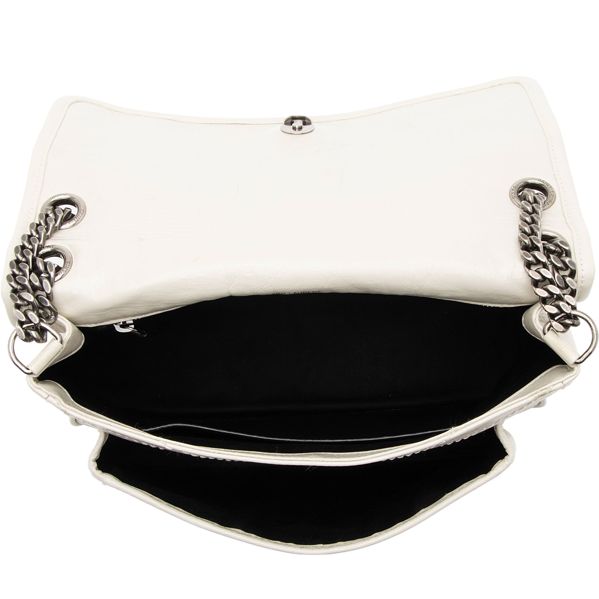 Saint Laurent Lambskin Monogram Niki Medium Shoulder Bag (SHF-bFf3zX)