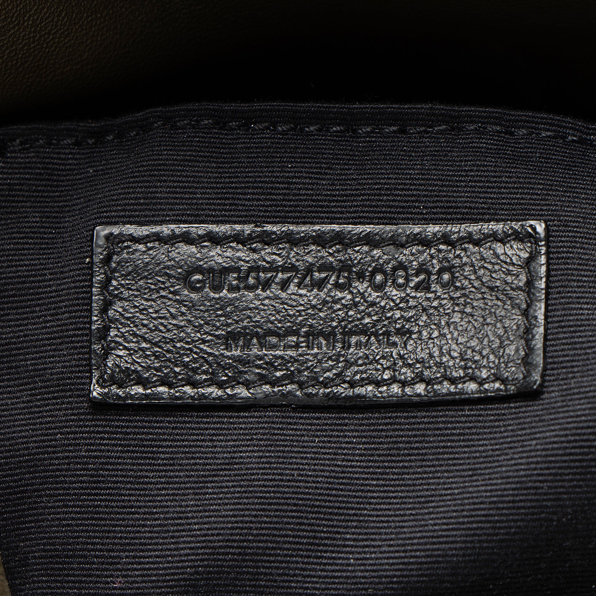 Saint Laurent Lambskin Monogram Puffer LouLou Medium Shoulder Bag